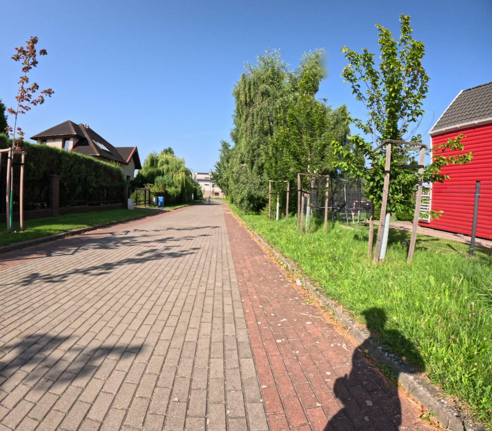 Street view near U Danusi, Ustronie Morskie