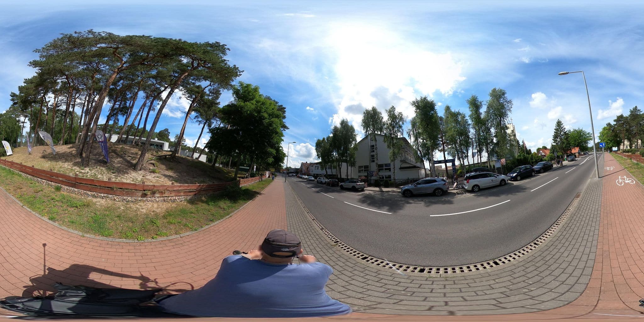 Street view near Four Suns, Grzybowo
