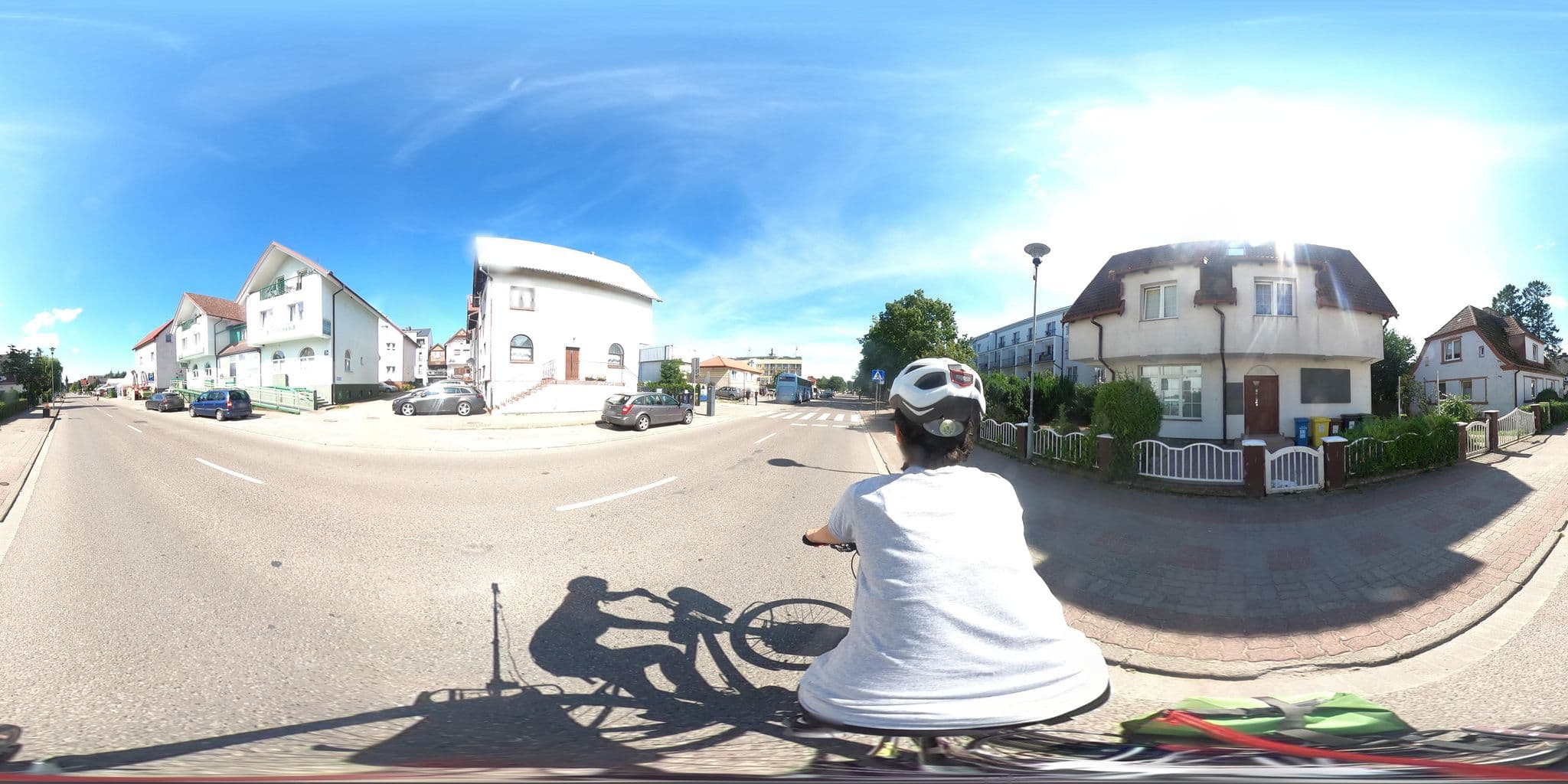 Street view near Bursztyn, Ustronie Morskie