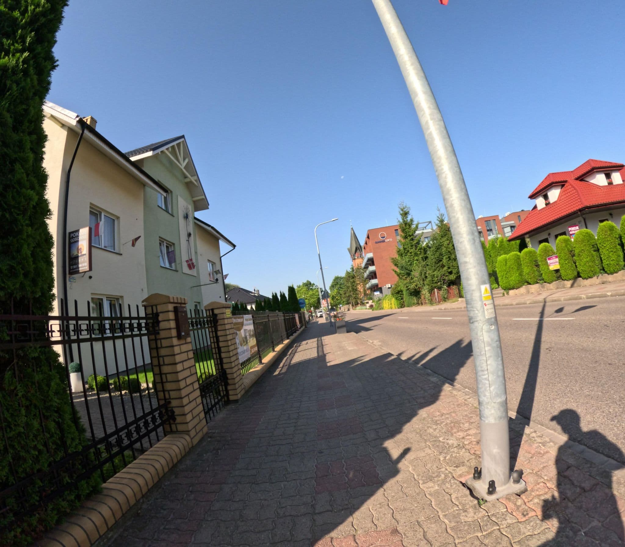Street view near Pod Dmuchawcem, Ustronie Morskie