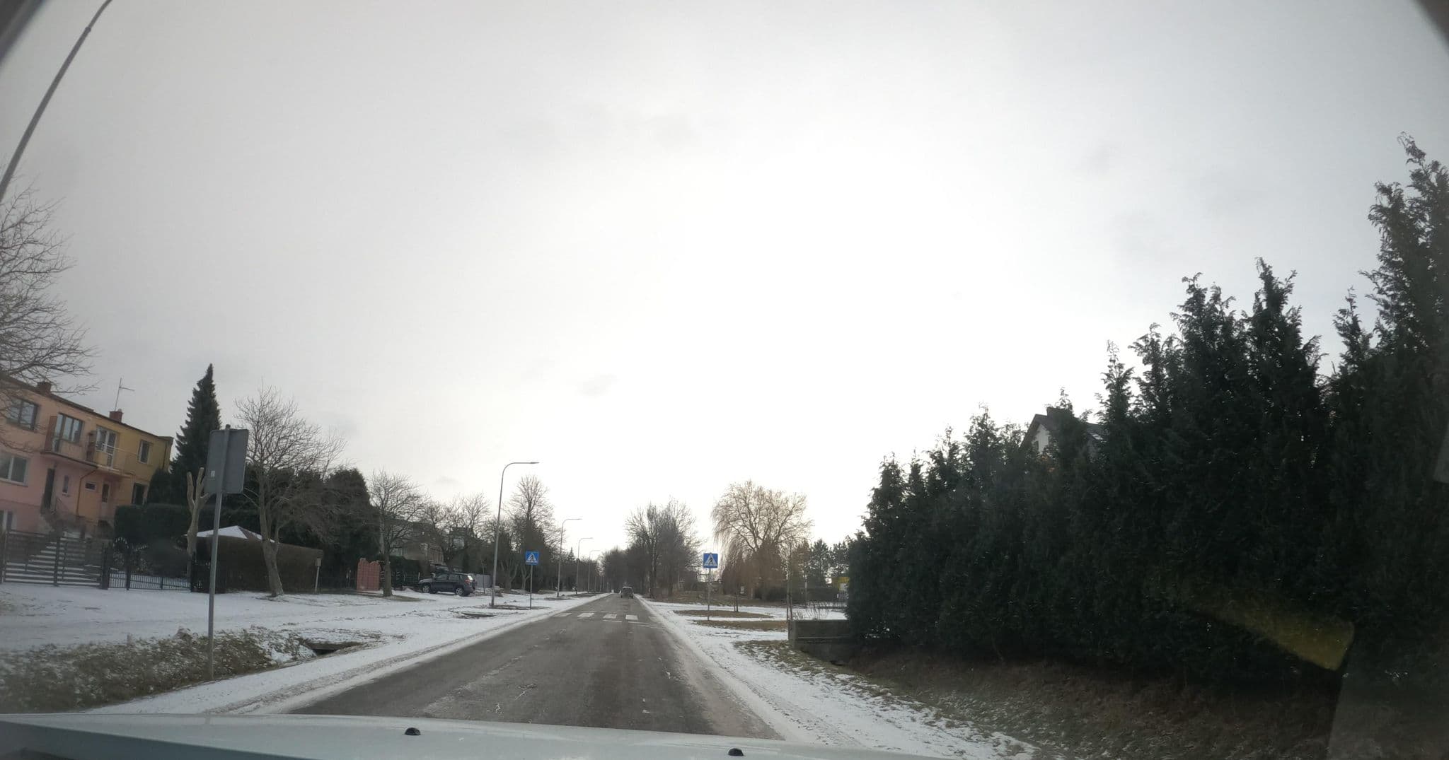 Street view near Villa Adare, Ustronie Morskie