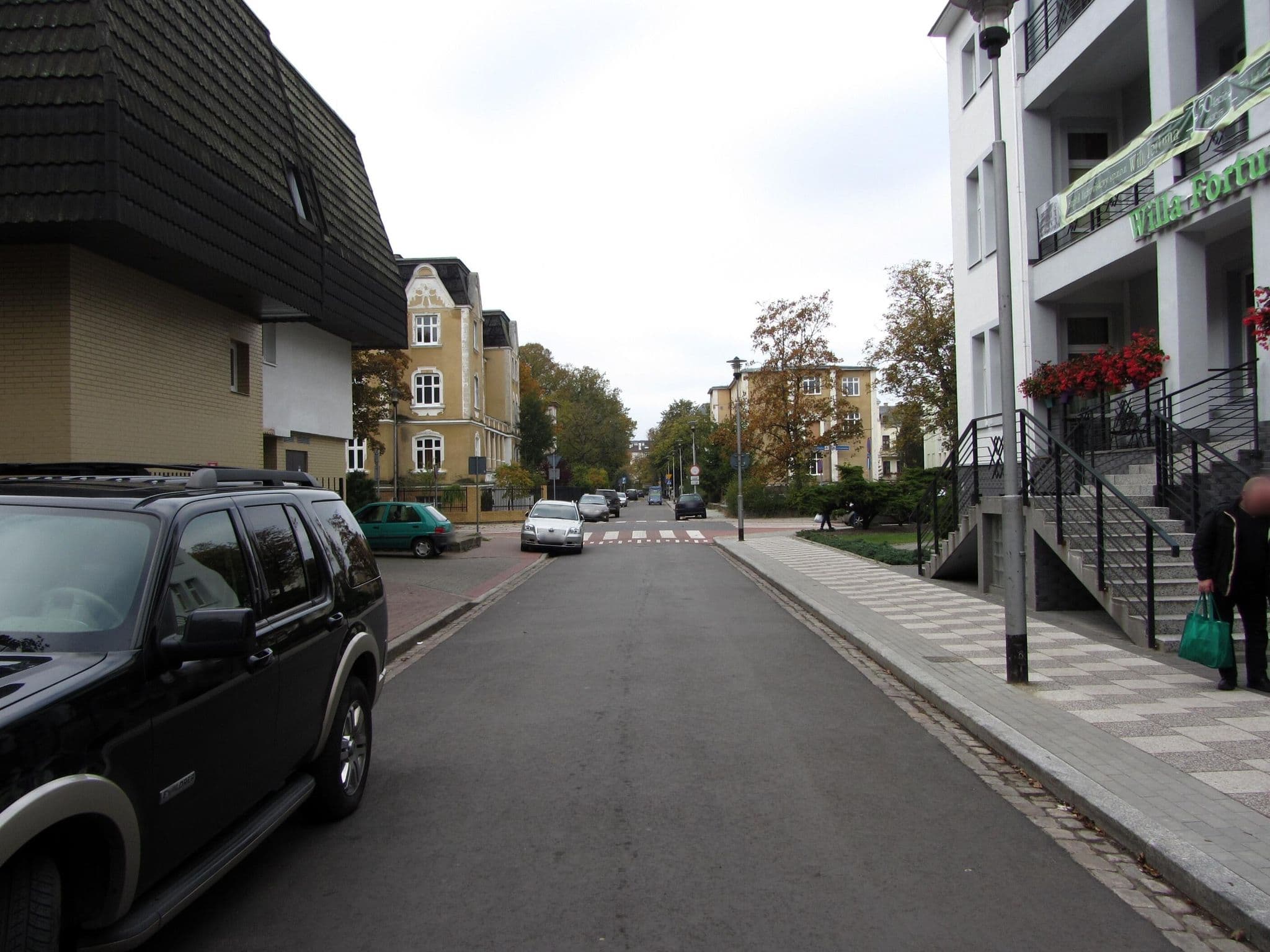 Street view near Willa Fortuna, Kołobrzeg — © GITNE (CC BY-SA · Mapillary)