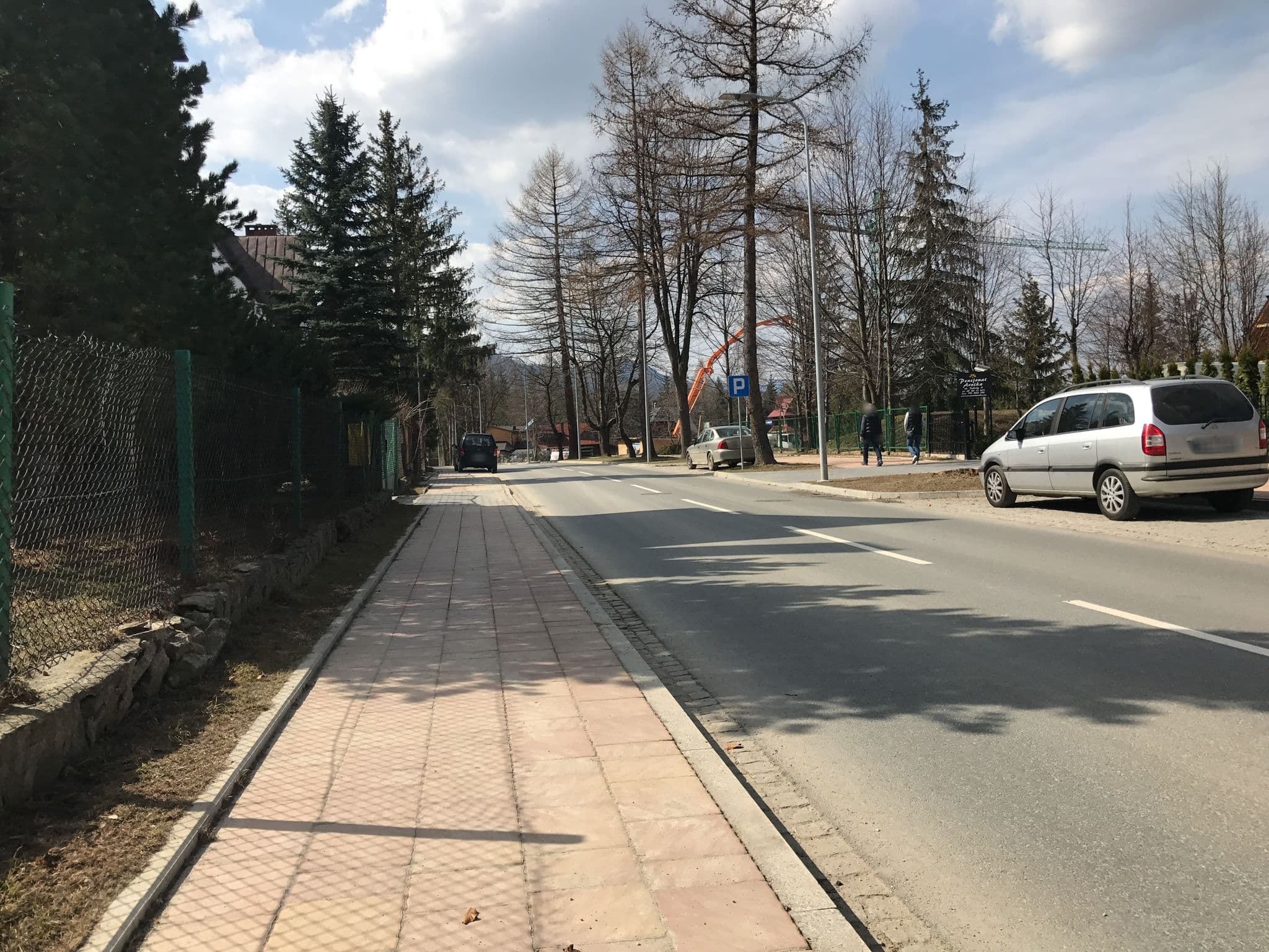 Street view near Pensjonat Arnika, Zakopane