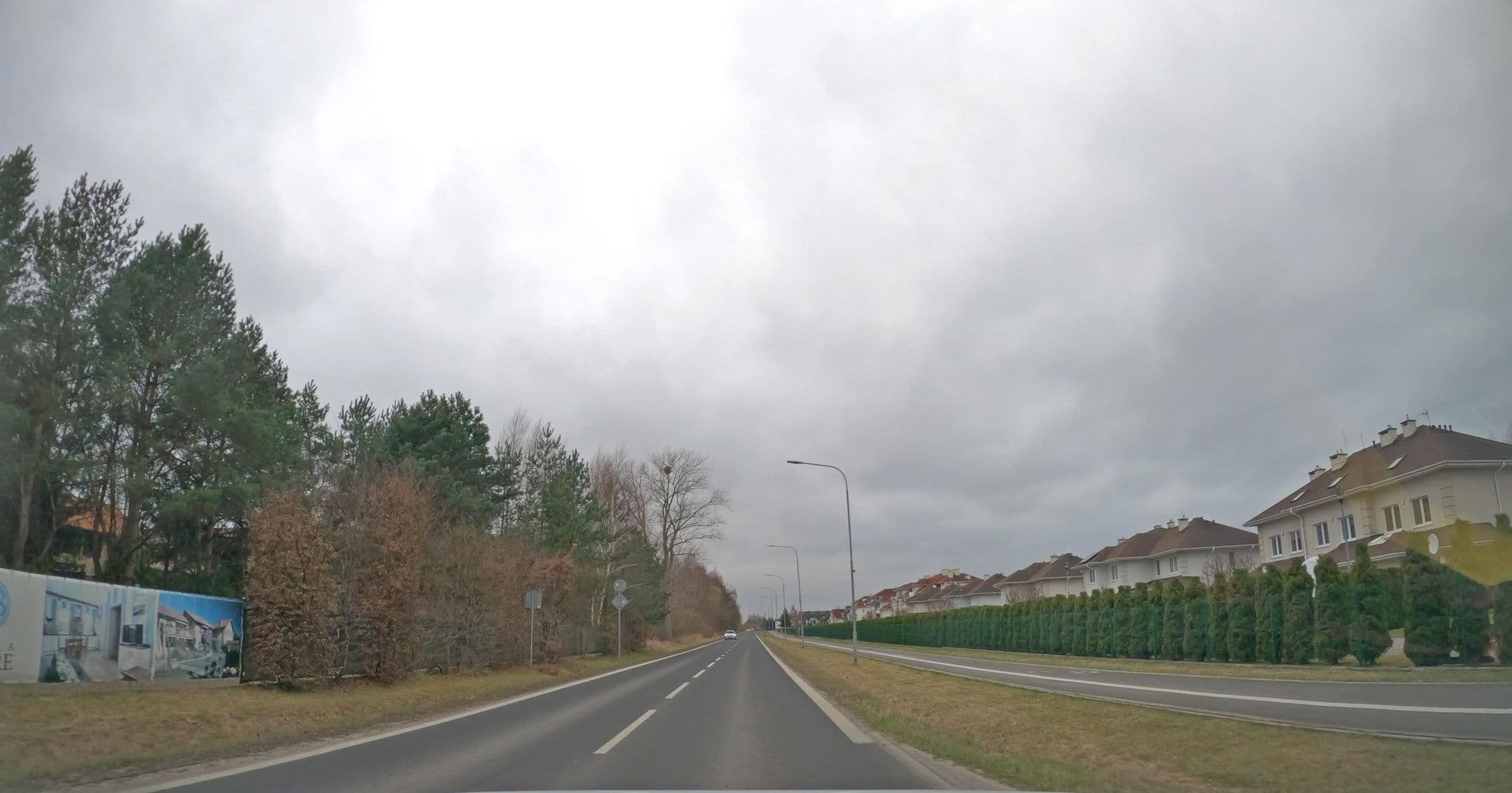Street view near Villa Mare, Grzybowo