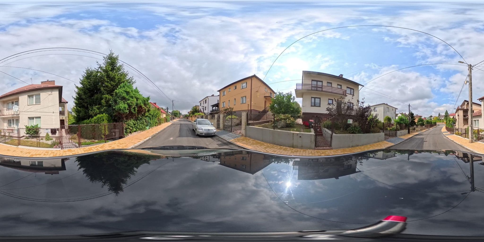 Street view near Słoneczny Gościniec, Sandomierz — © David177 (CC BY-SA · Mapillary)