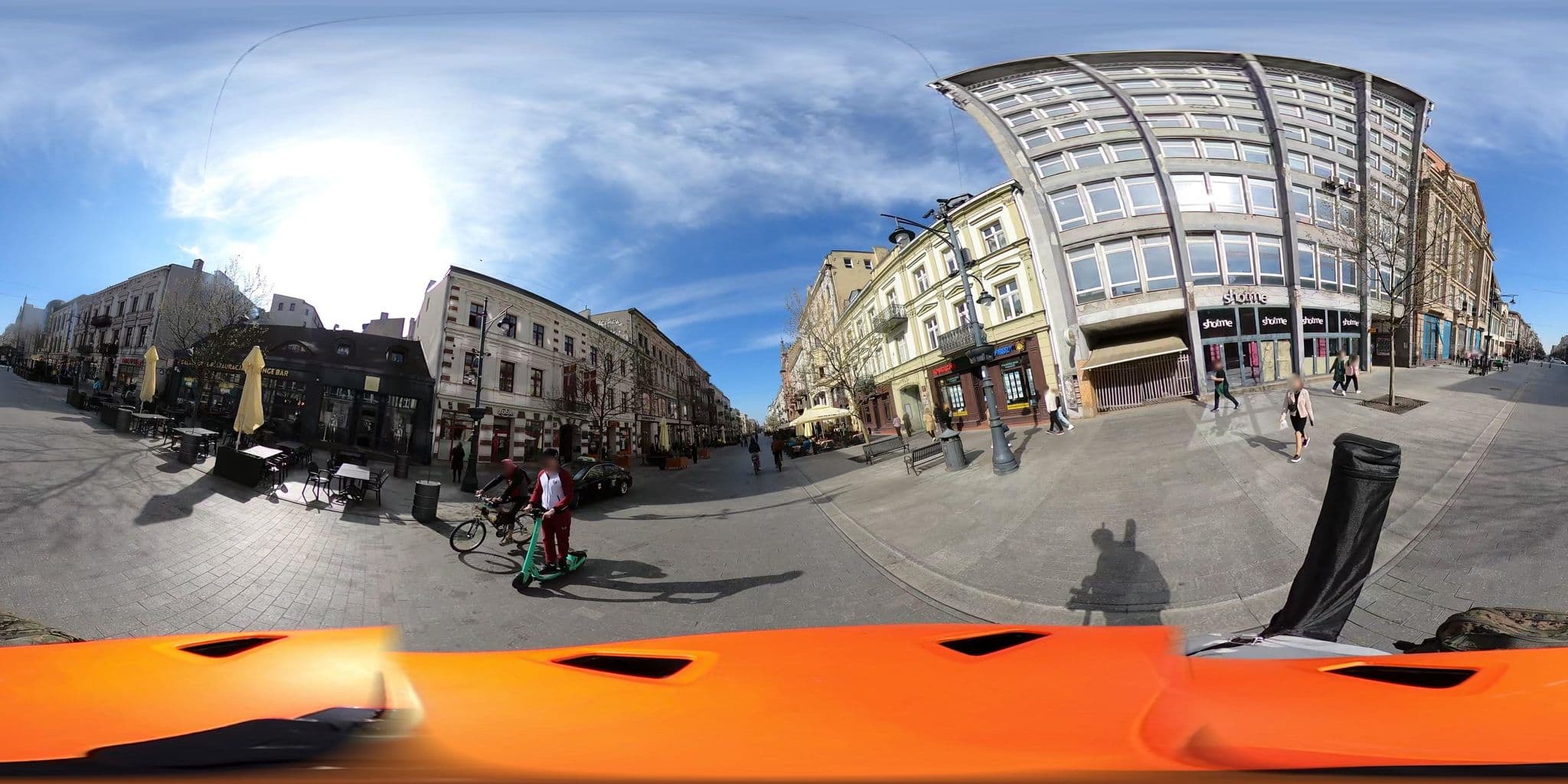 Street view near City Center Rooms, Łódź