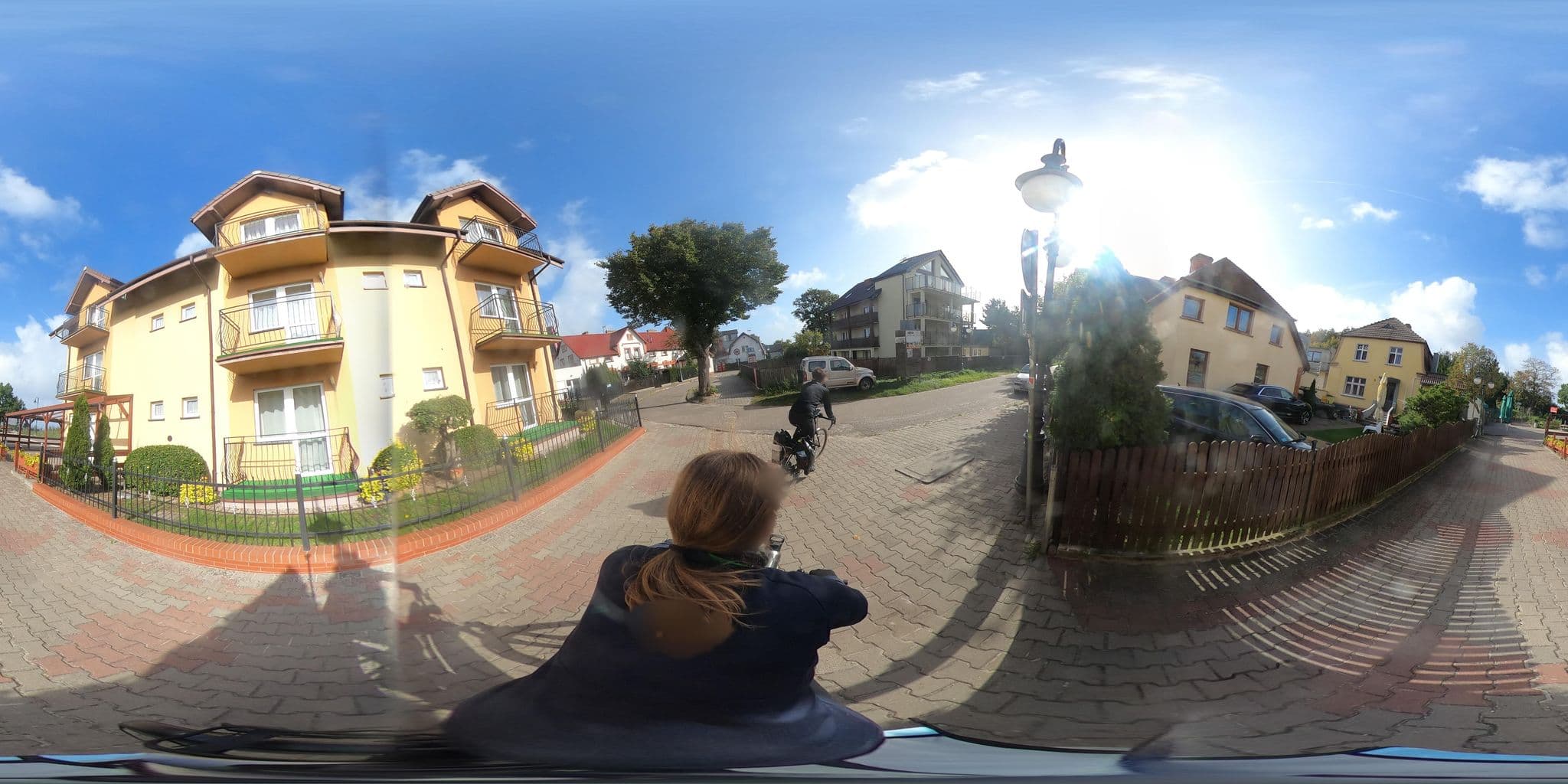 Street view near Żagiel, Pobierowo