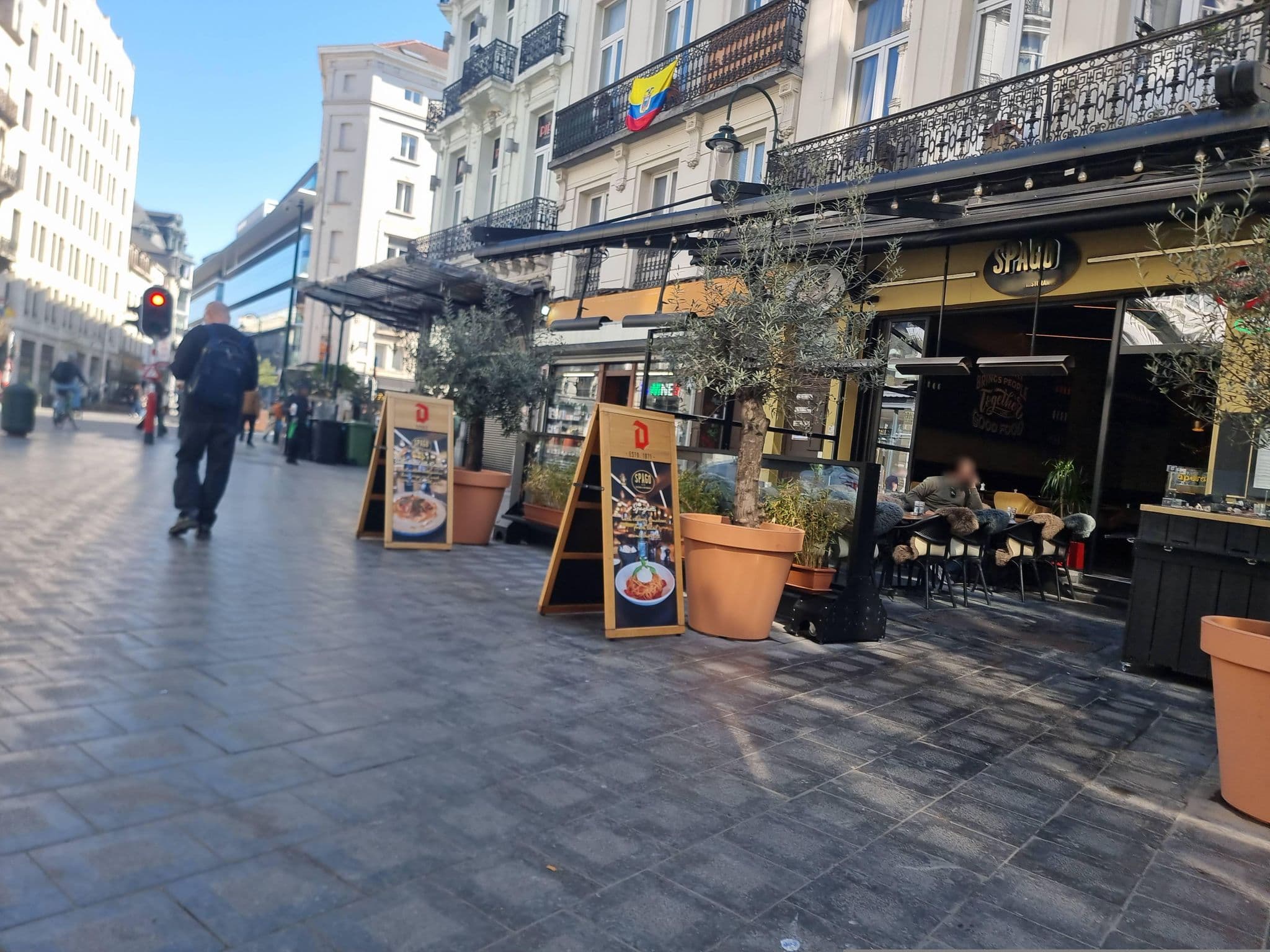 Street view near Orts Hotel, Brussels — © mapfool (CC BY-SA · Mapillary)