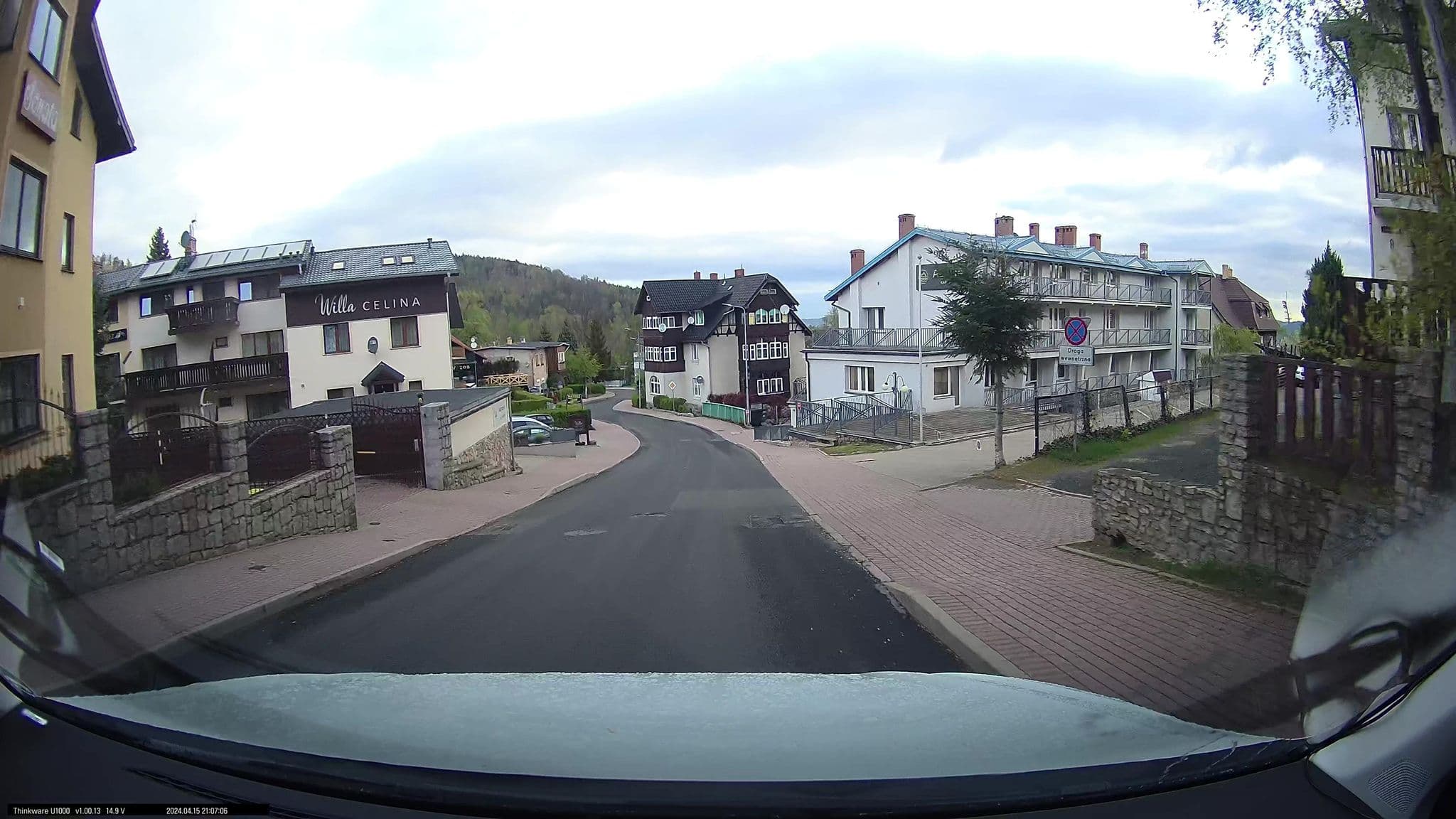 Street view near Willa Sonata, Karpacz