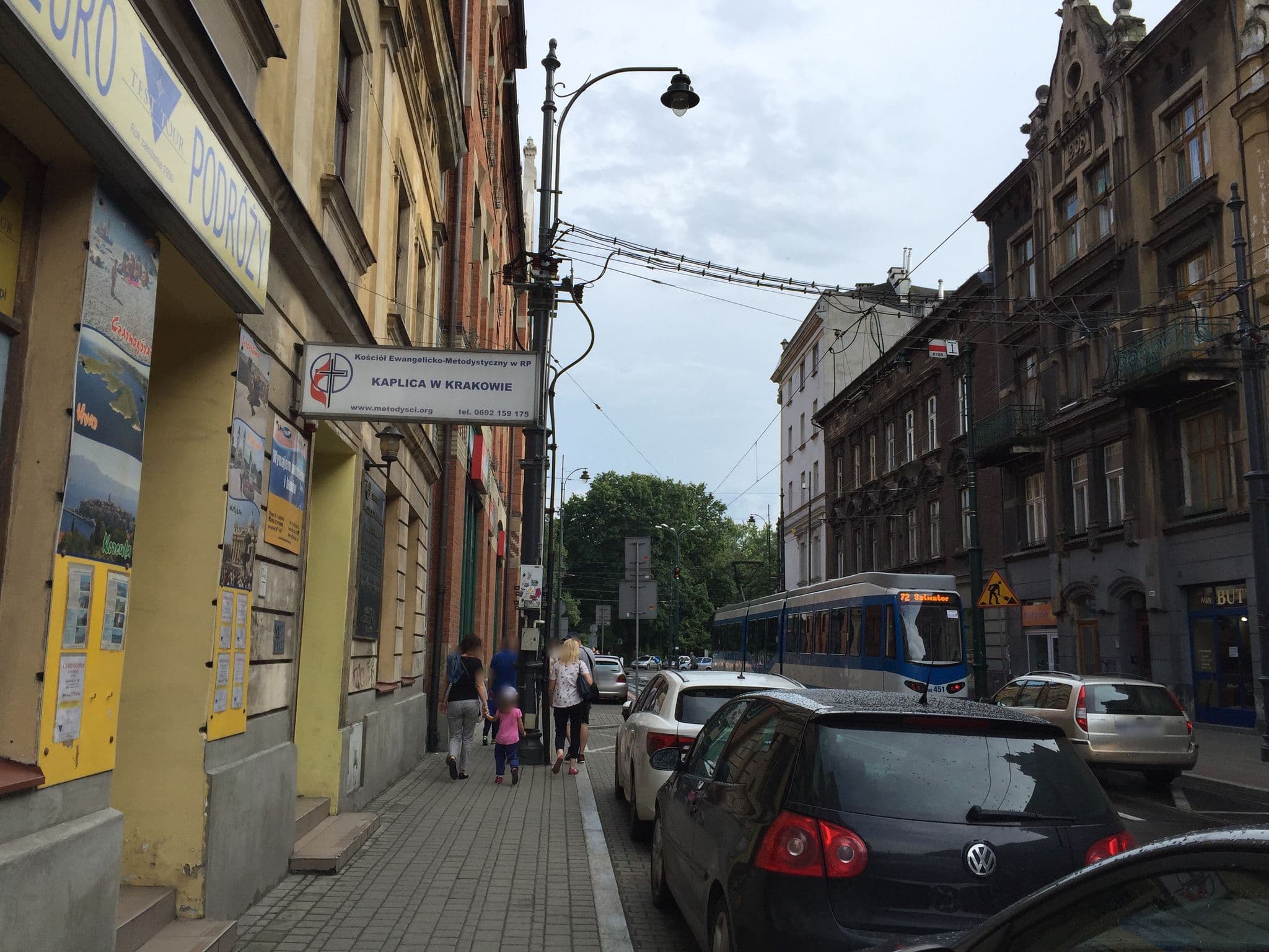 Street view near Amber, Kraków