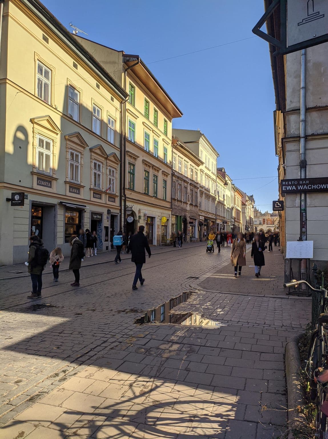 Street view near Residence9, Kraków