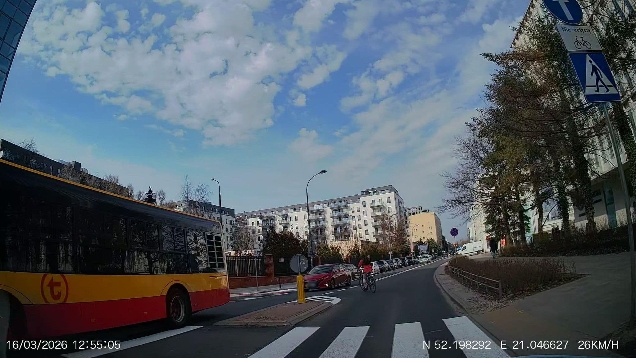 Street view near Bobroviecka Apartment, Mokotów — © Driven2574 (CC BY-SA · Mapillary)