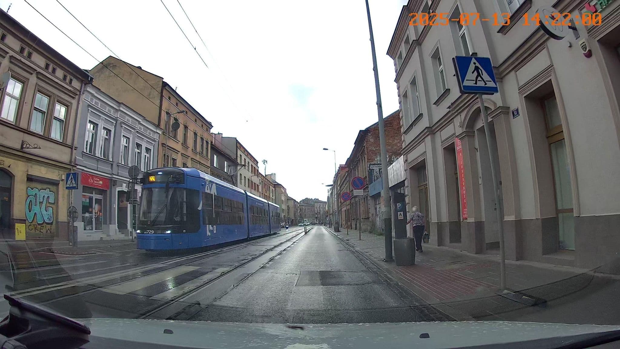 Street view near Chilli hostel, Kraków