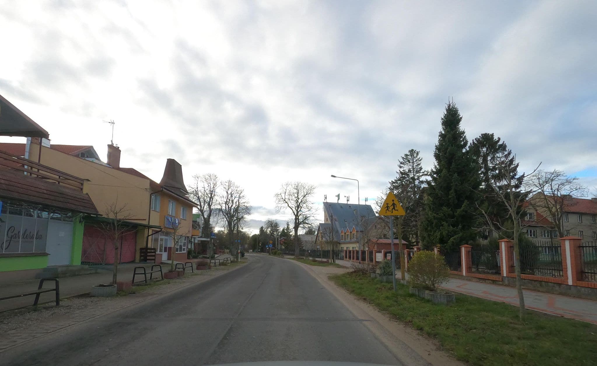 Street view near Lila, Mielno