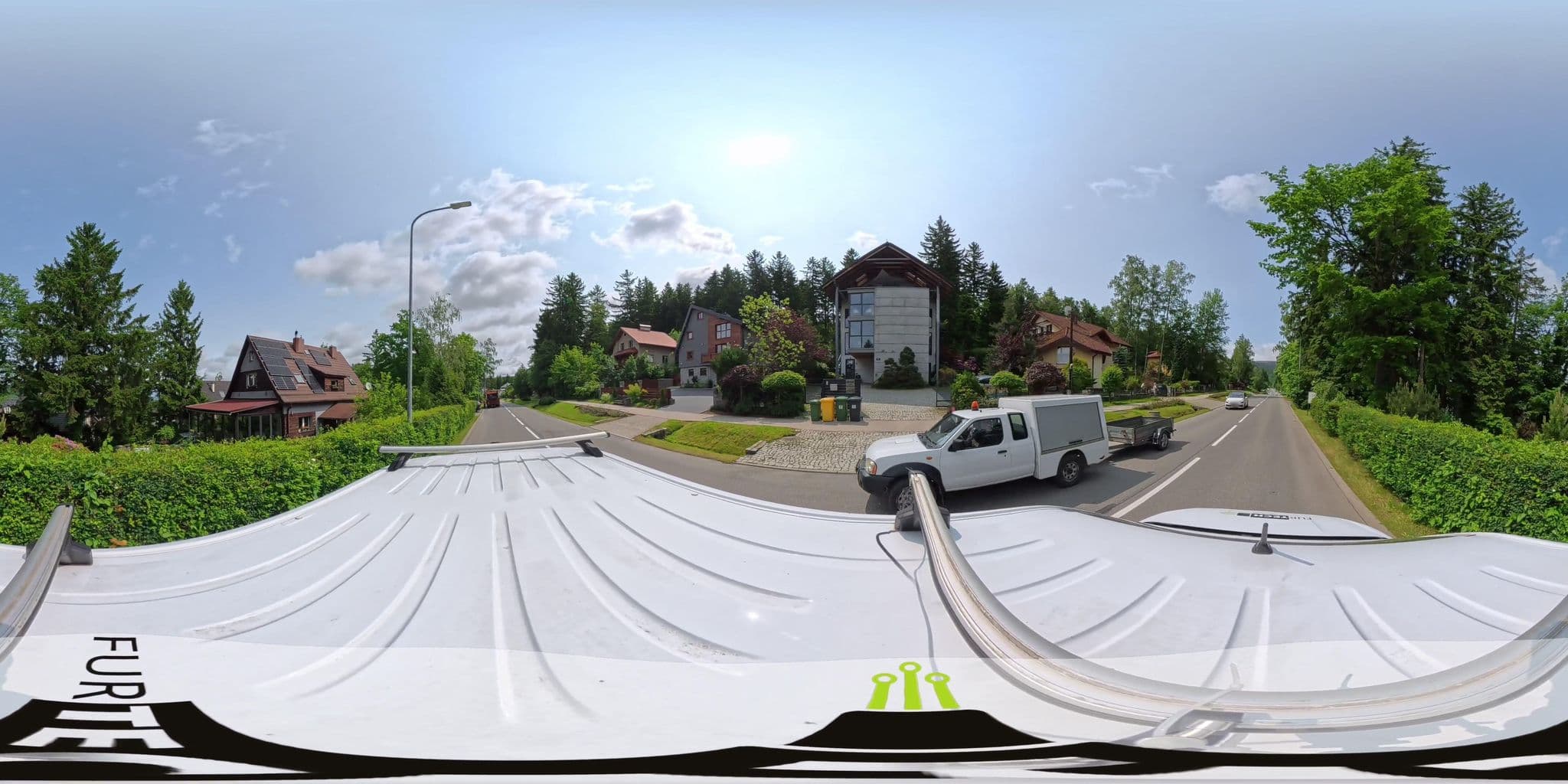 Street view near Willa Skała, Karpacz