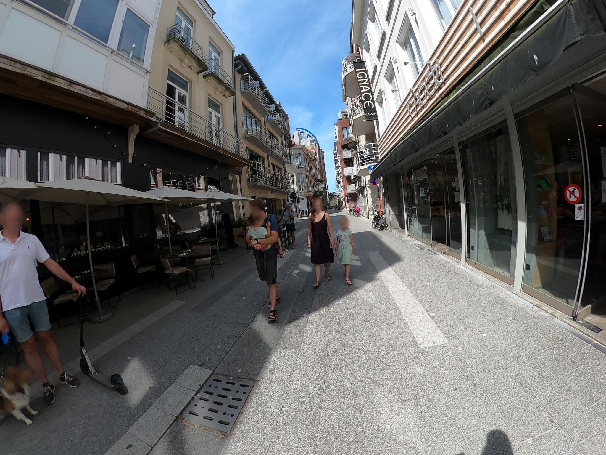 Street view near PP Appartementen, Blankenberge — © RaphaelPasLoin (CC BY-SA · Mapillary)