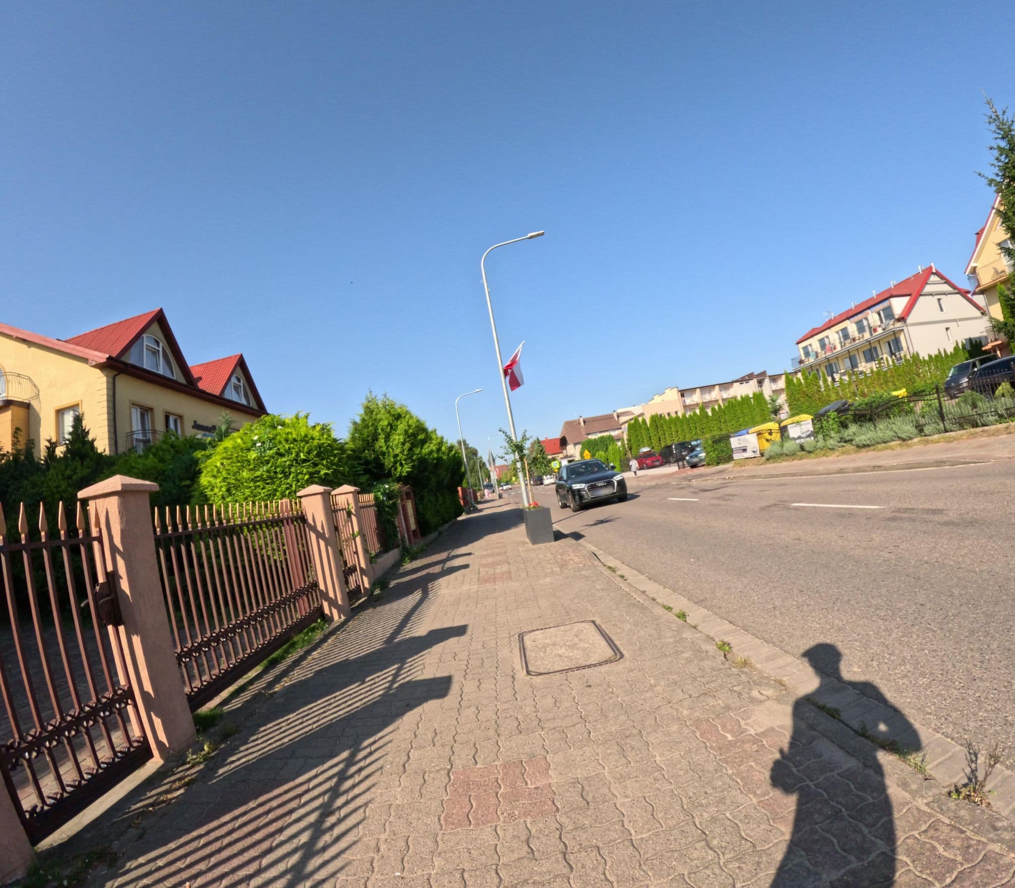 Street view near Janosik, Ustronie Morskie