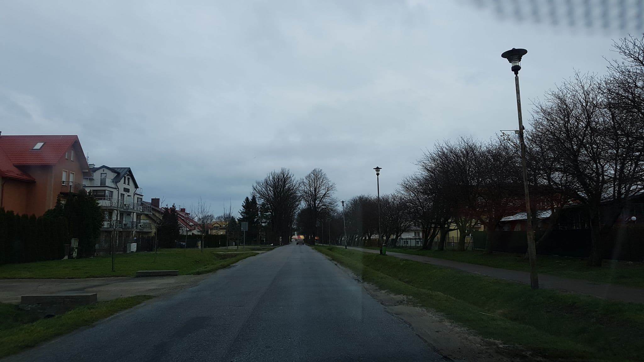 Street view near Villa Delfin, Ustronie Morskie