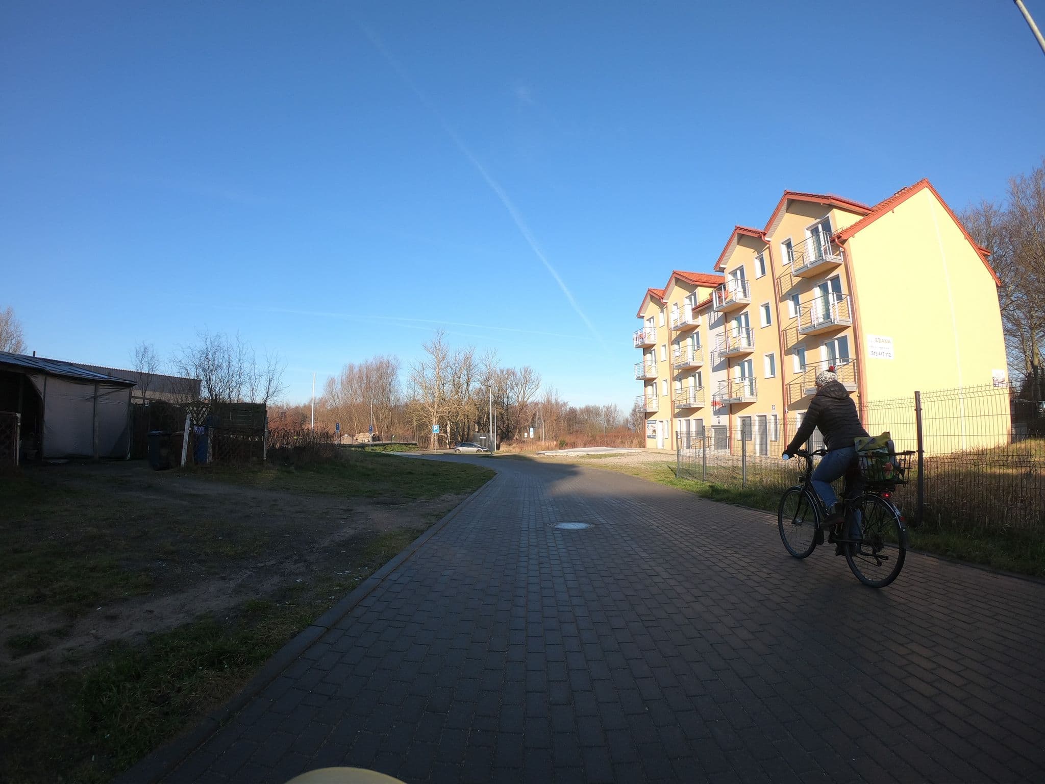 Street view near Bajka, Ustronie Morskie