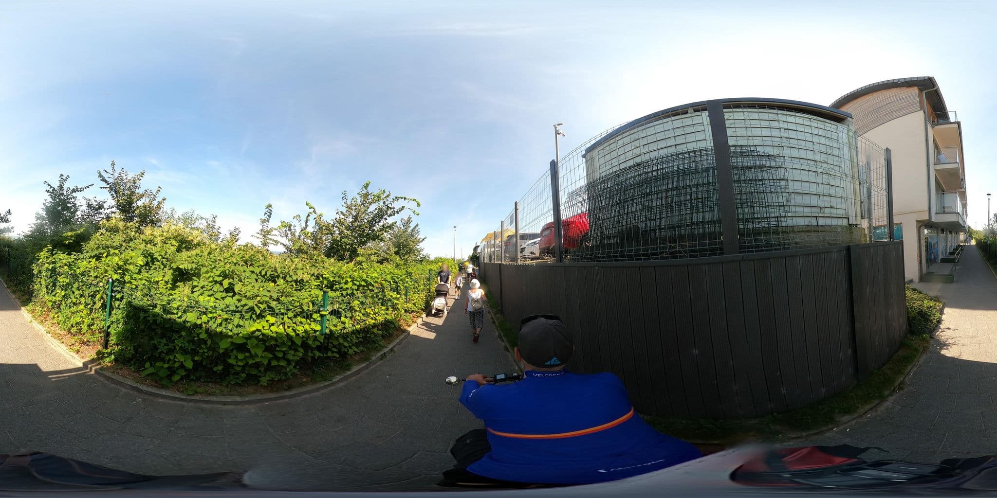 Street view near Na Klifie, Ustronie Morskie