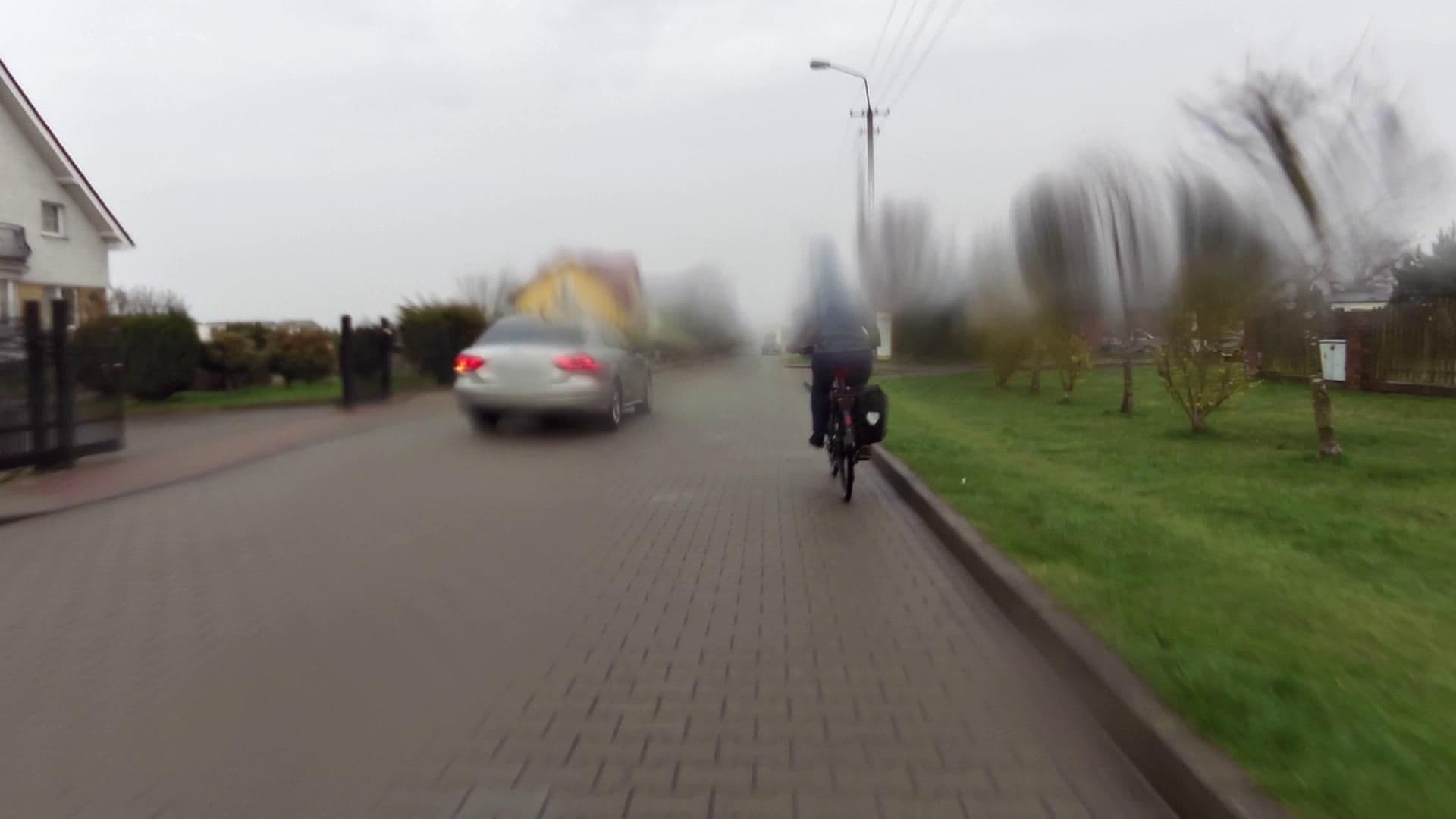 Street view near Villa Azzuro, Grzybowo