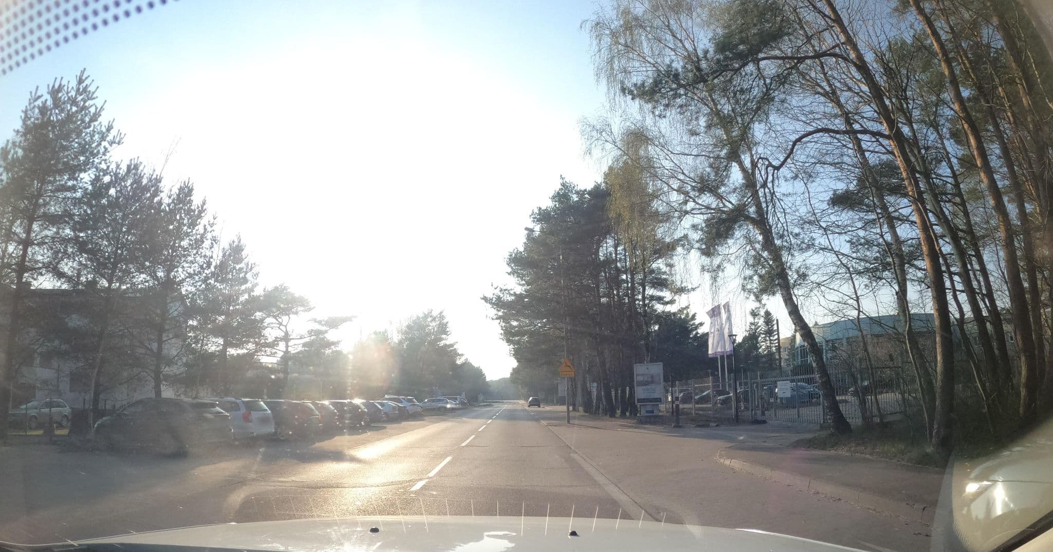 Street view near Motelik Magnolia, Grzybowo
