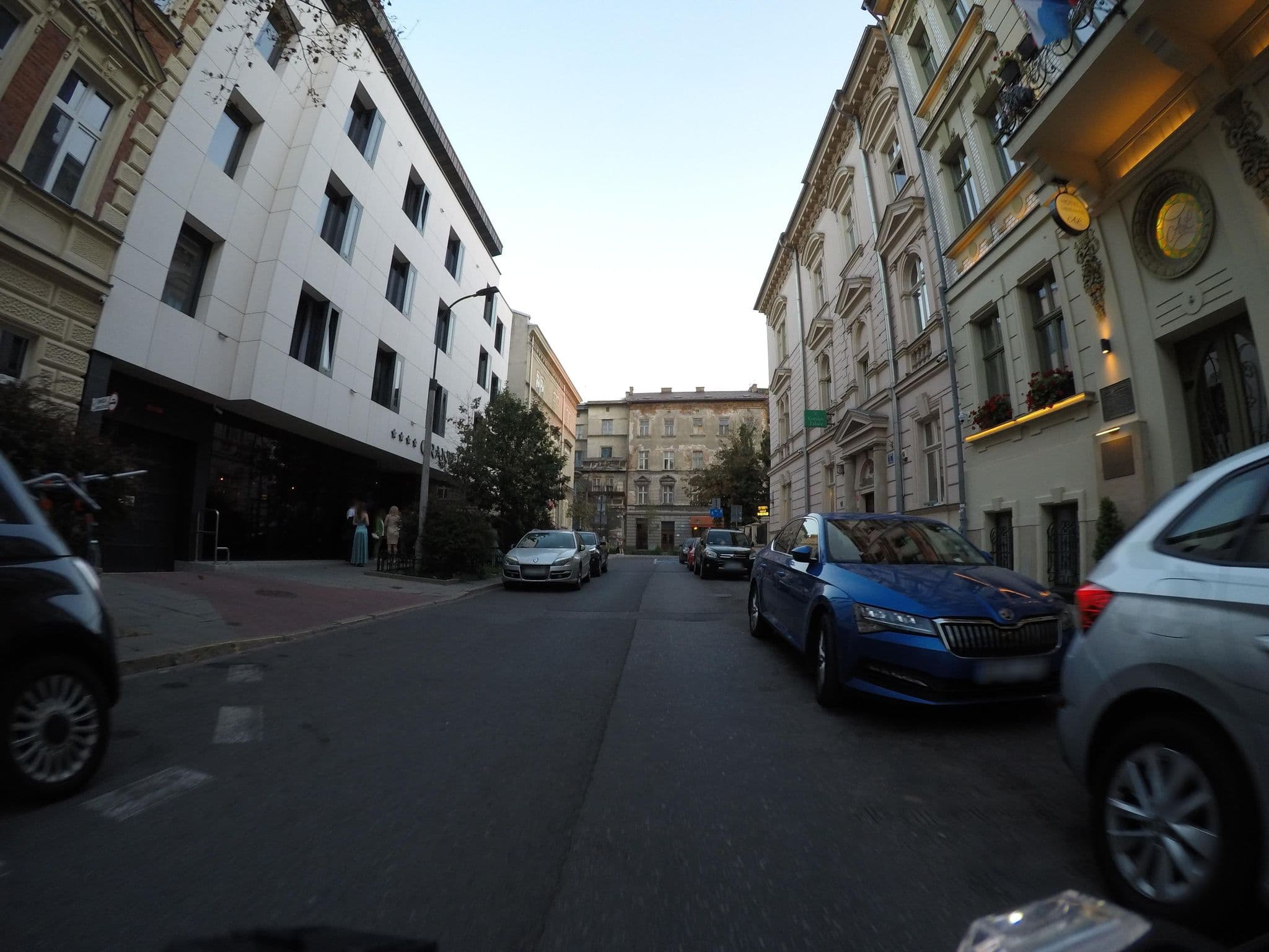 Street view near Garden Palace, Kraków