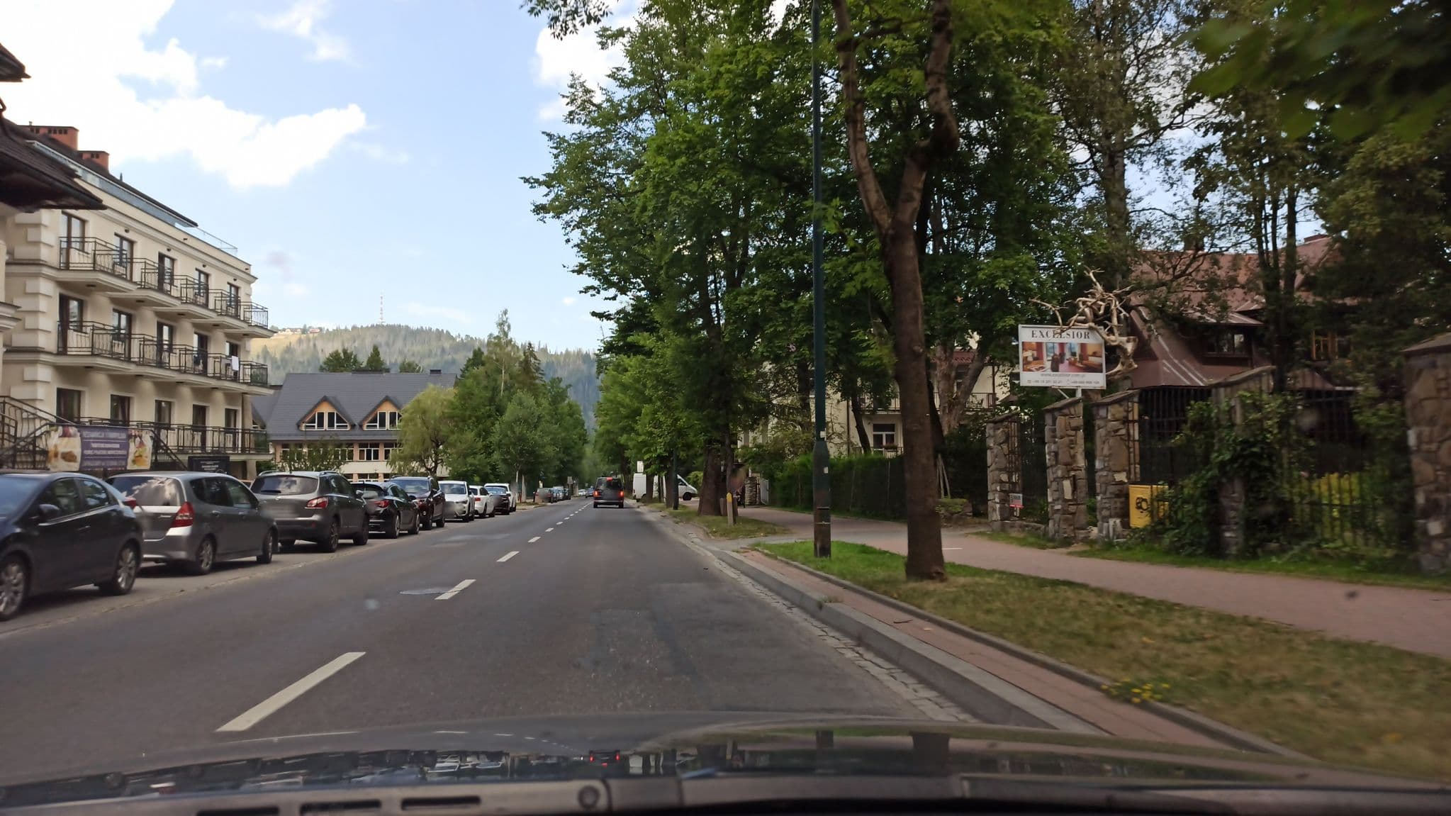 Street view near Willa Excelsior, Zakopane