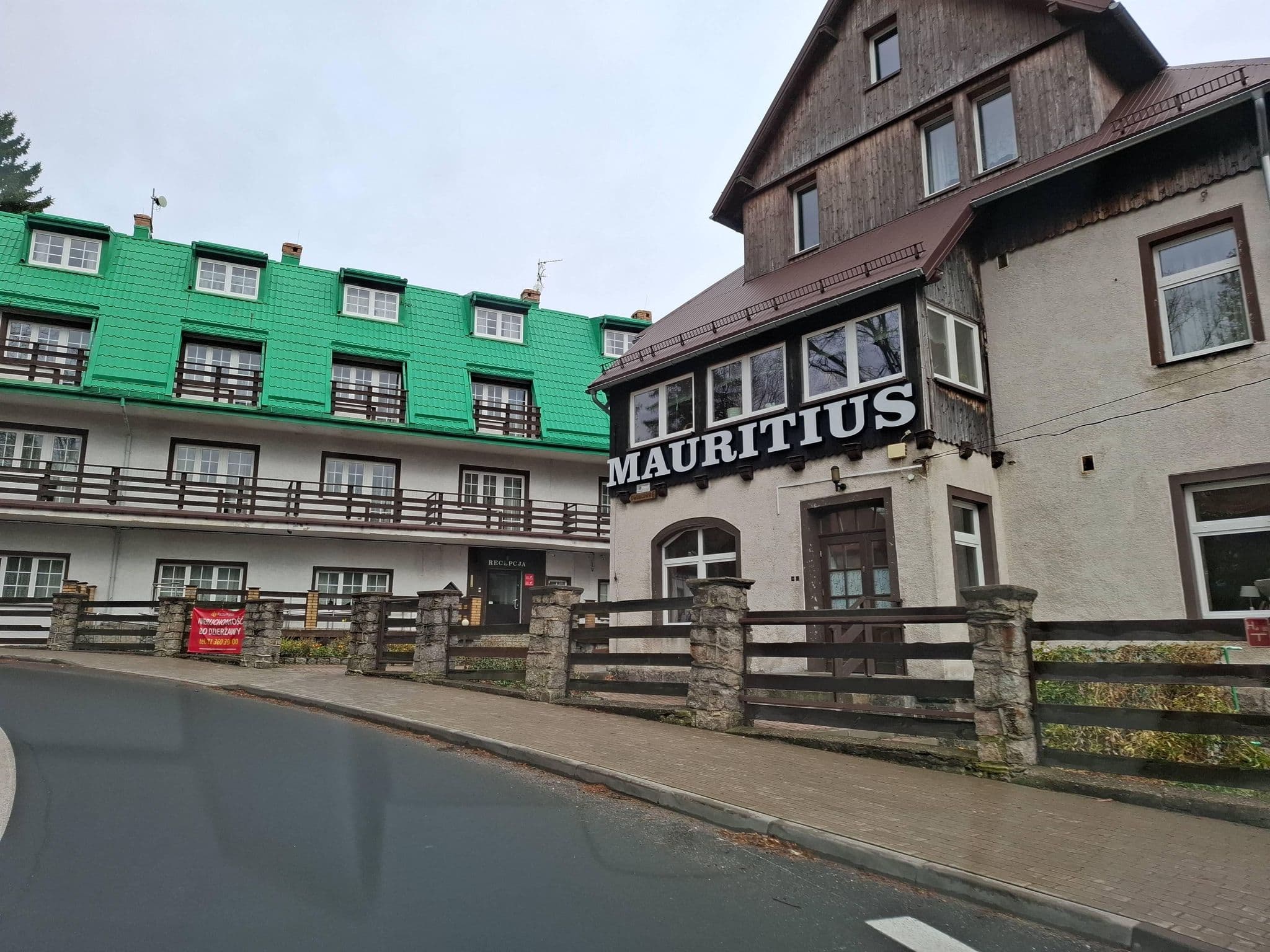 Street view near OSSiR Mauritius, Szklarska Poręba