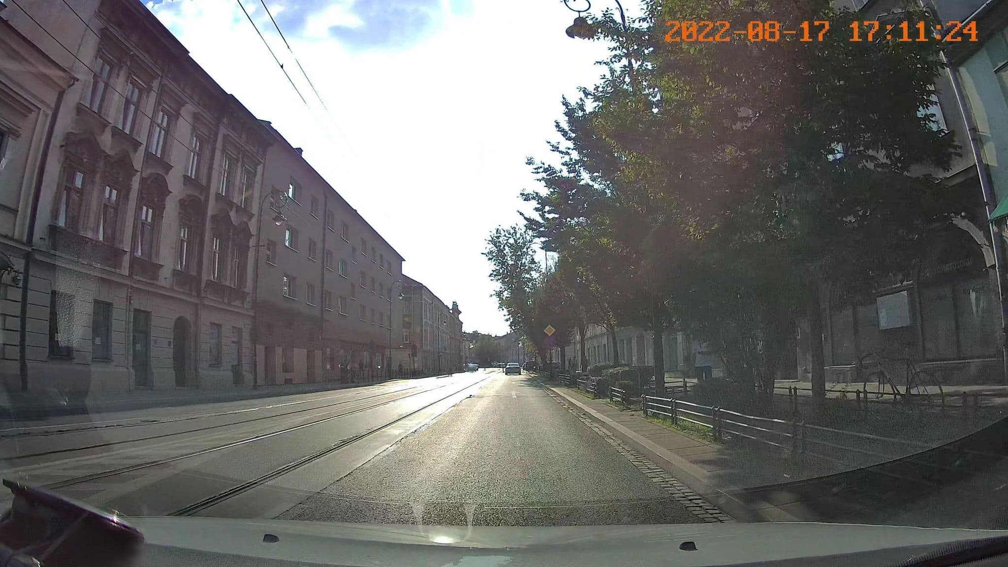Street view near Kajzer, Kraków