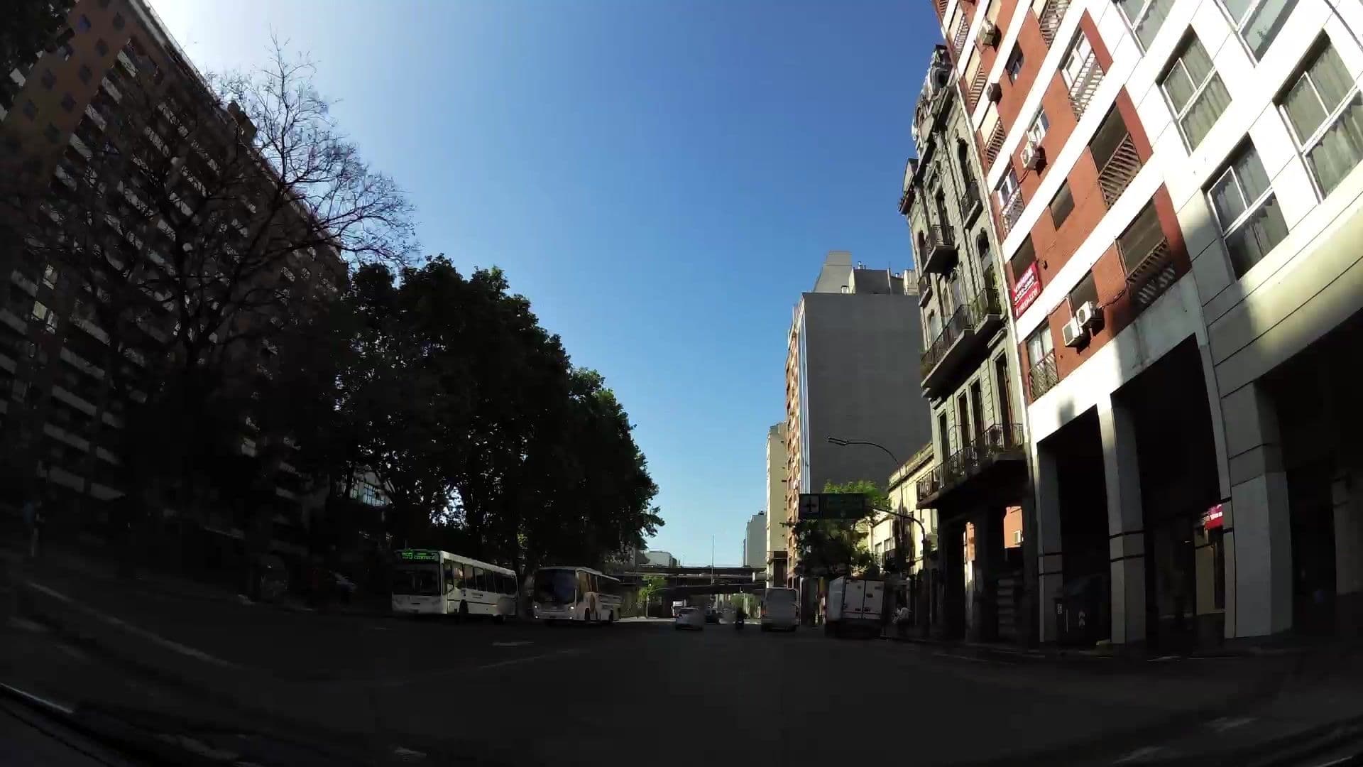 Street view near Ribera Azul Hotel, Buenos Aires