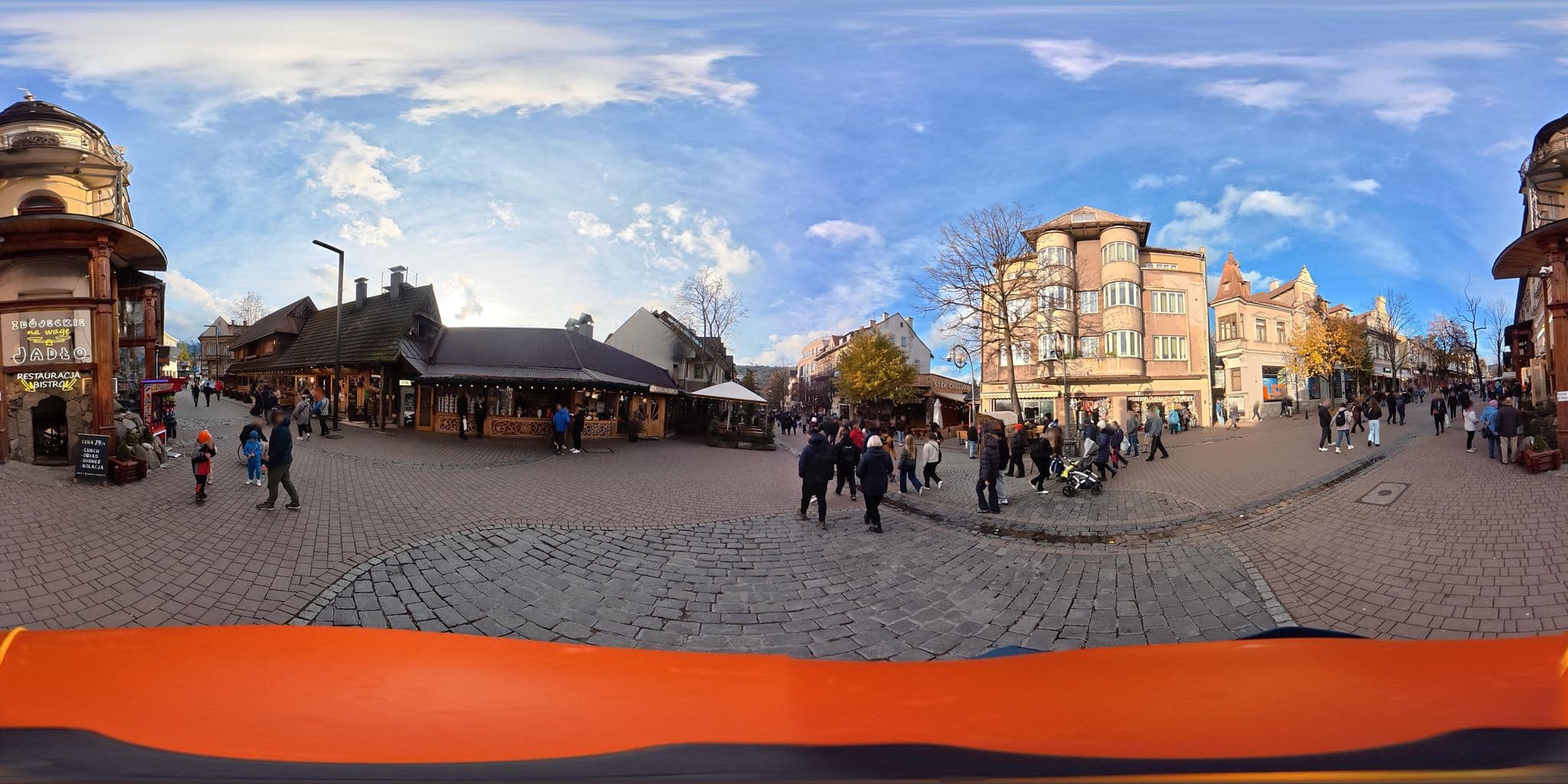 Street view near Villa Nanu - Piękno w otoczeniu sztuki i designu, Zakopane