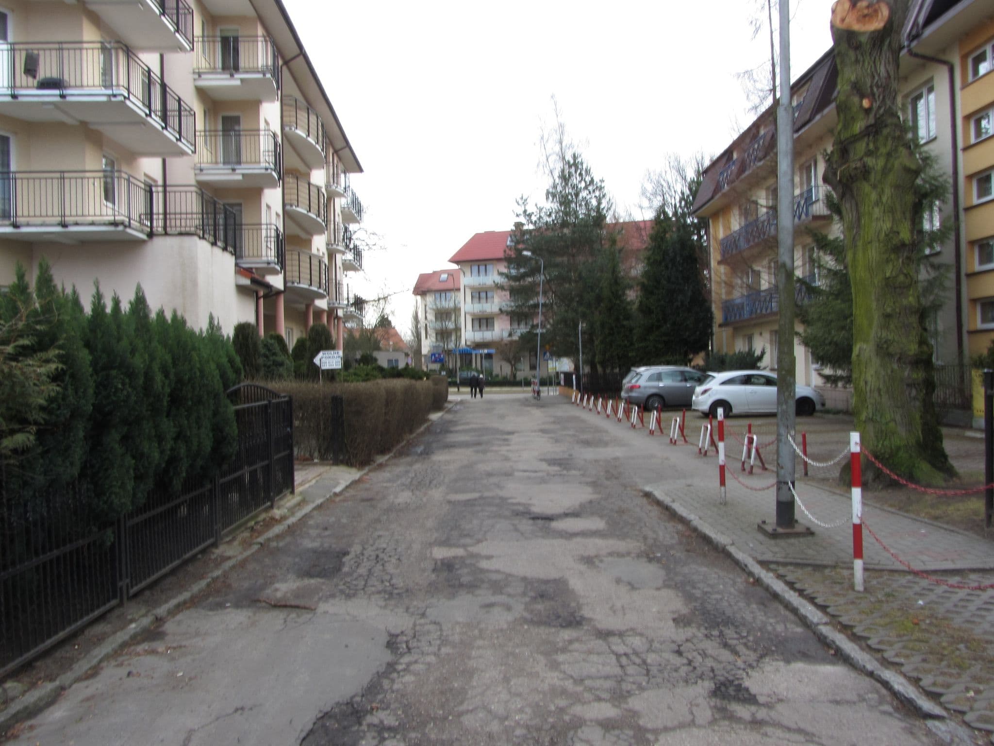 Street view near Pokoje Ewa, Kołobrzeg