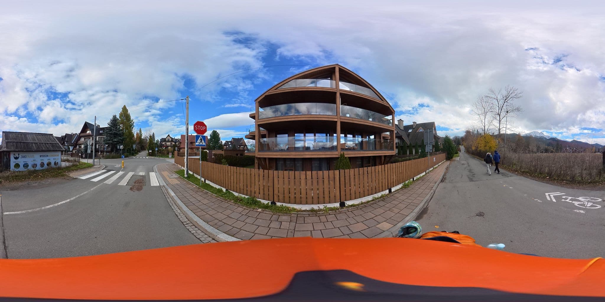 Street view near Willa Ryś, Zakopane