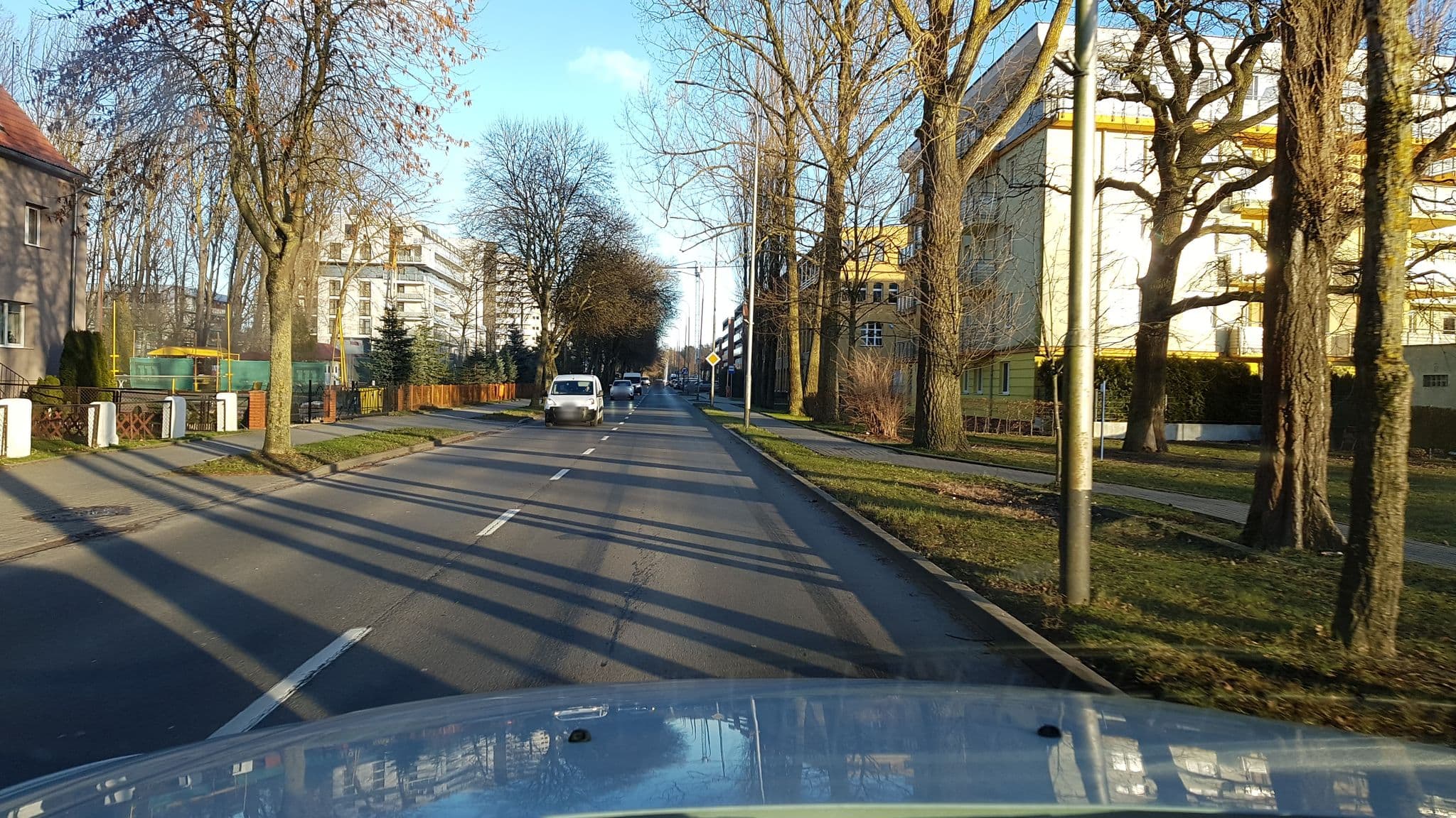 Street view near Villa Meteo, Kołobrzeg
