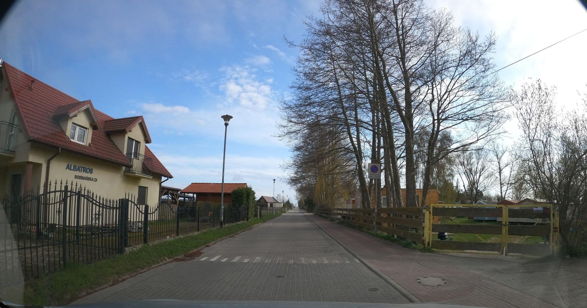 Street view near OW Albatros, Mielno