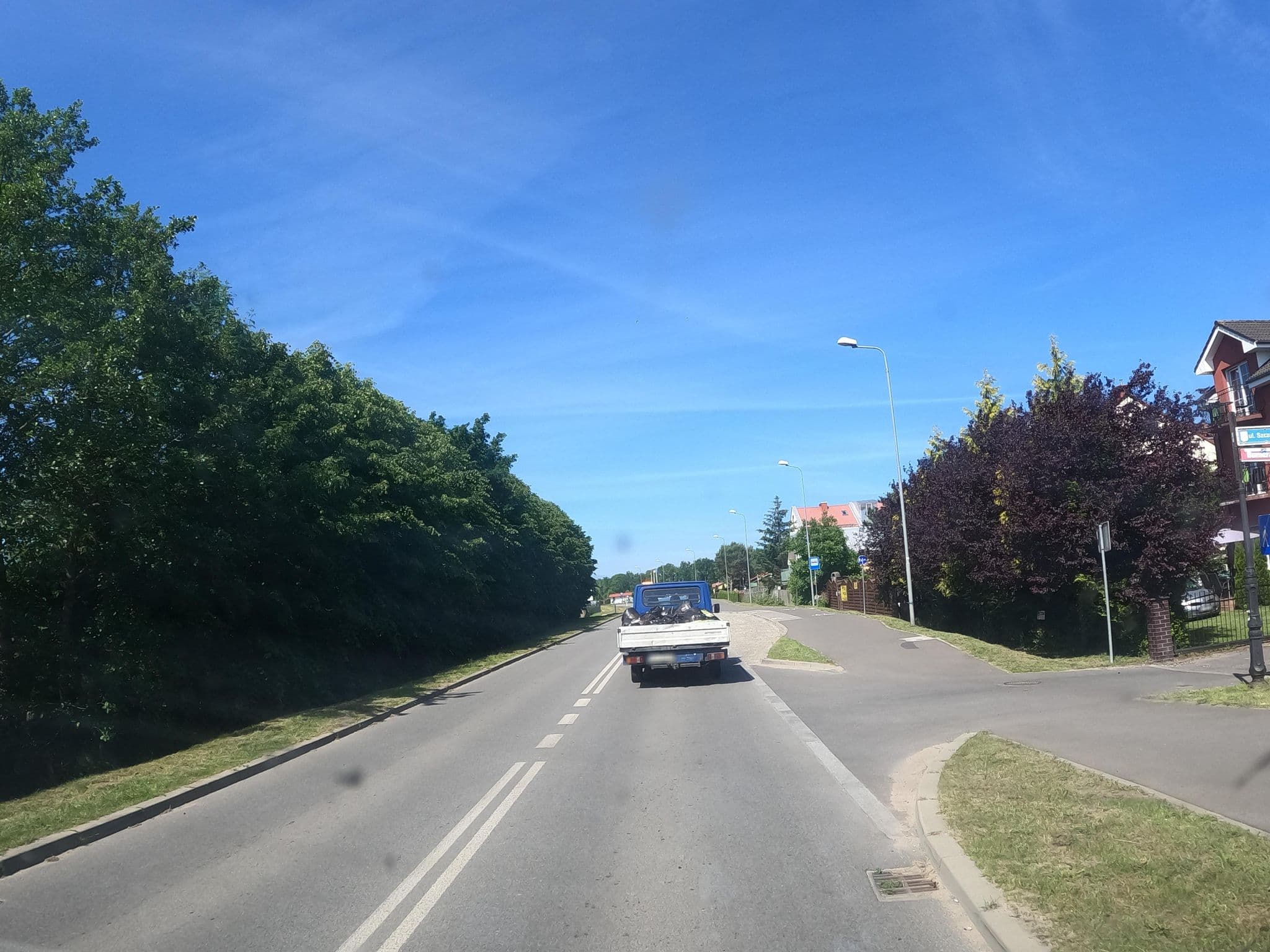 Street view near Willa Claudia, Pobierowo