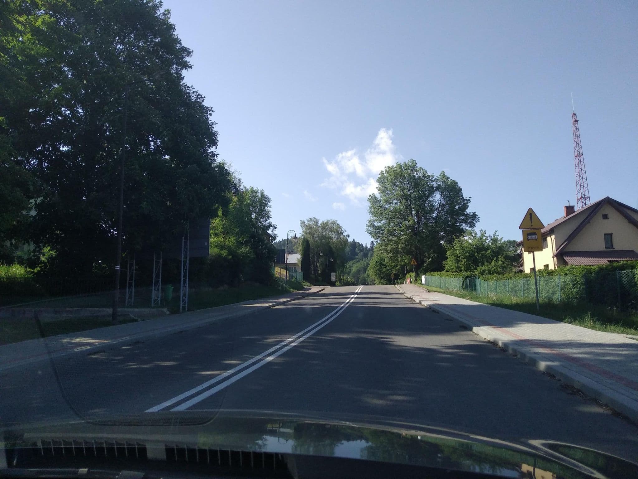 Street view near Noclegi, Baligród