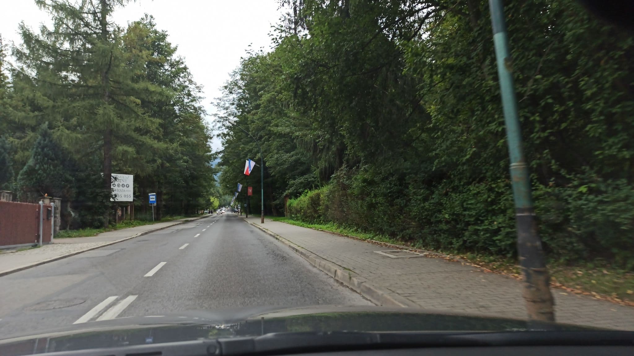 Street view near Willa Bystra, Zakopane
