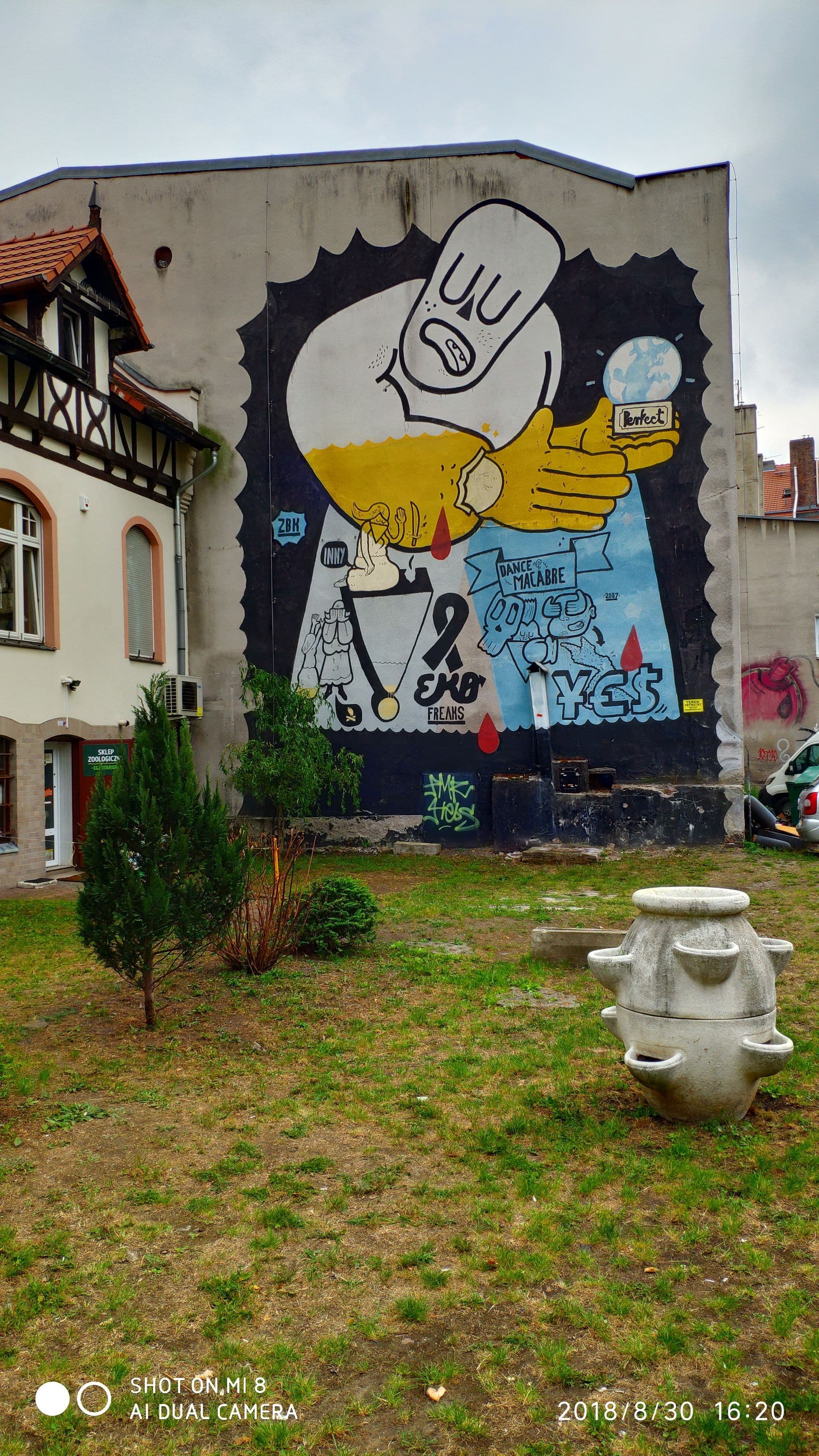 Street view near Hostel pod Topolami, Zielona Góra — © km2bp (CC BY-SA · Mapillary)