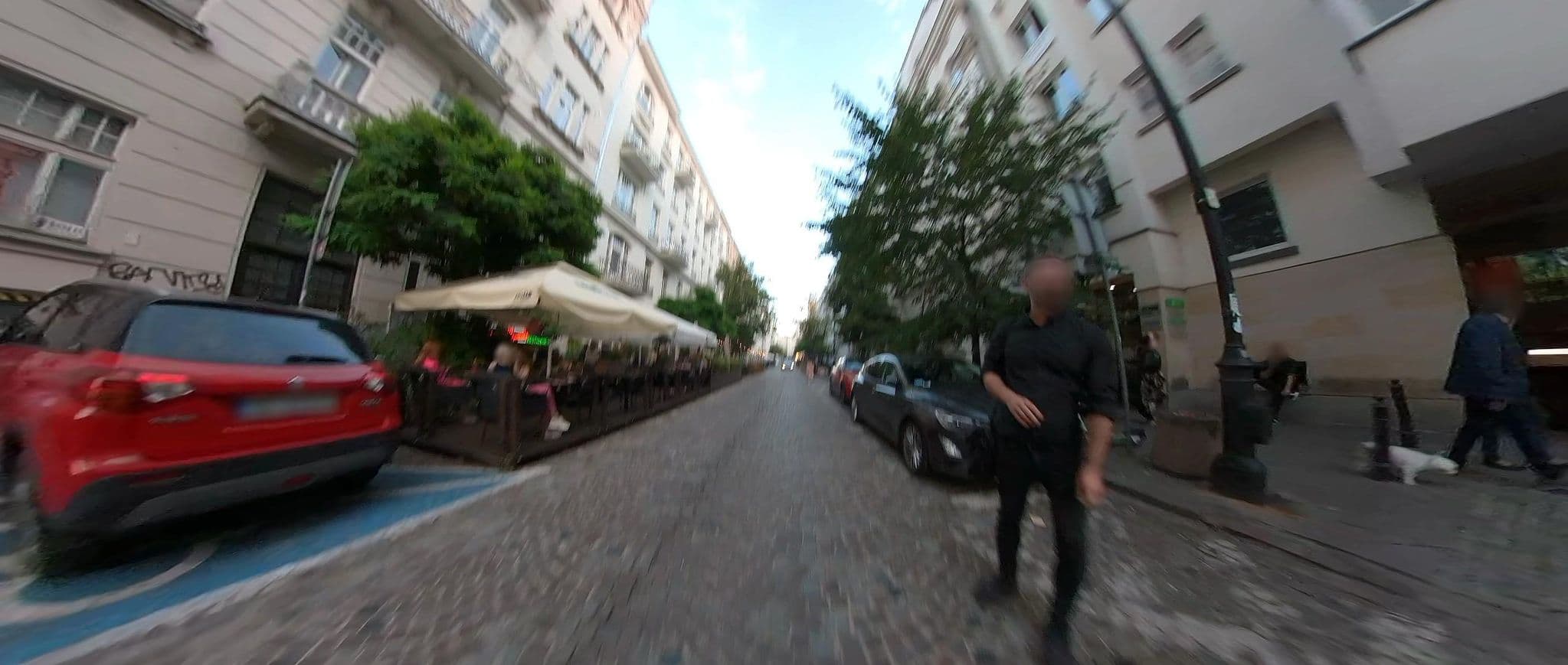 Street view near H15, Warsaw — © 9f893cde (CC BY-SA · Mapillary)