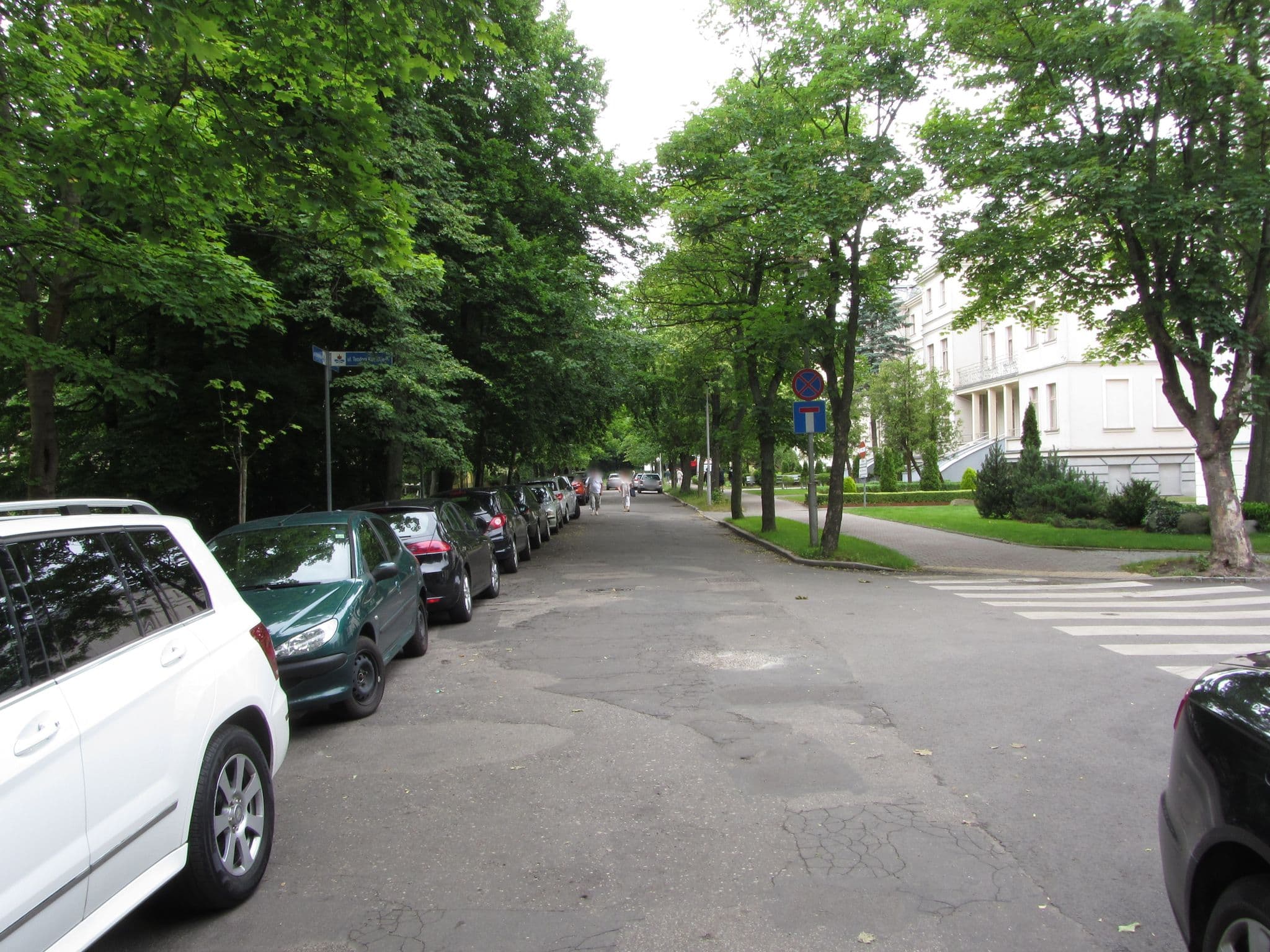 Street view near Whiteblue, Kołobrzeg