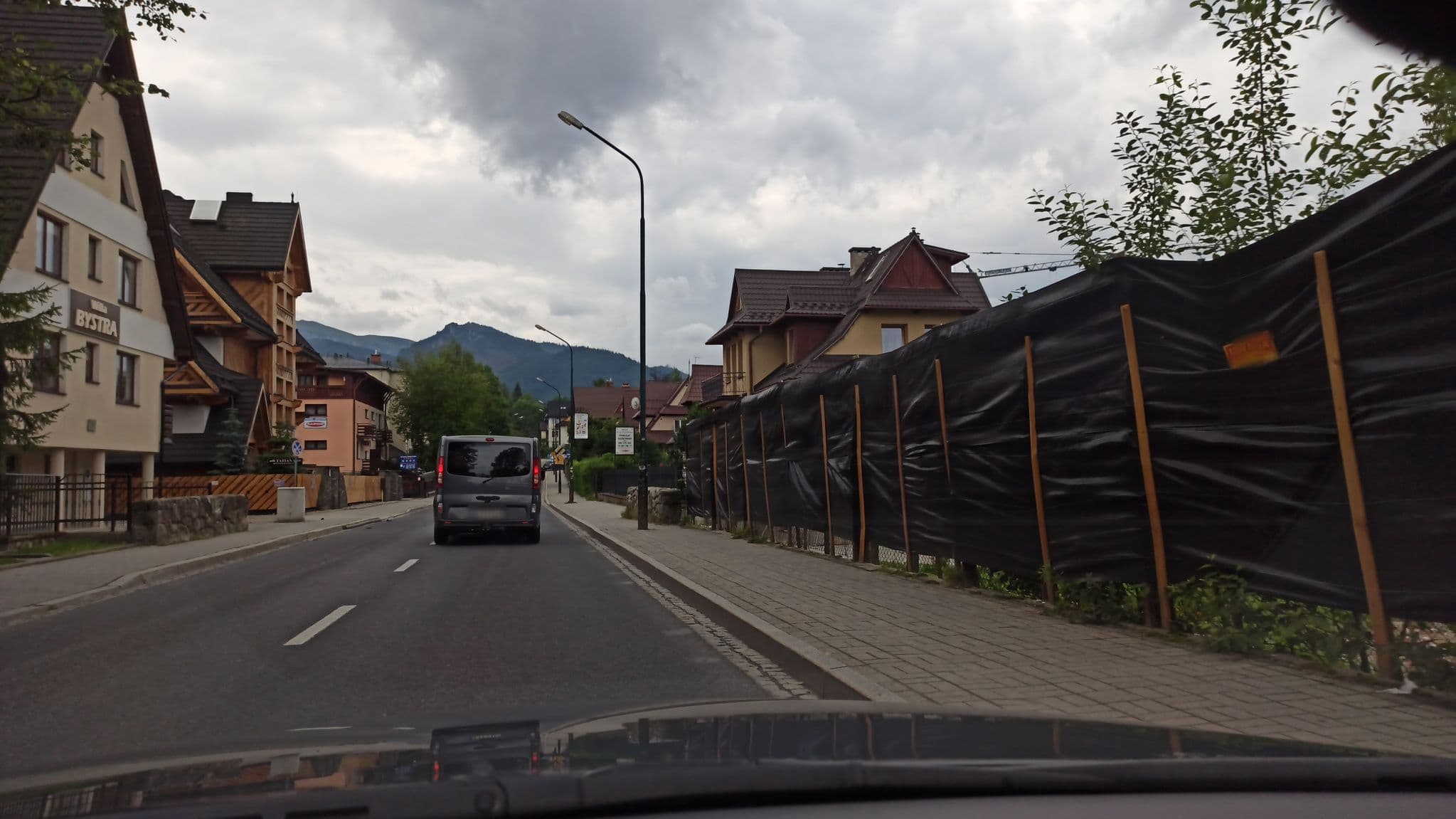 Street view near Złota Residence, Zakopane