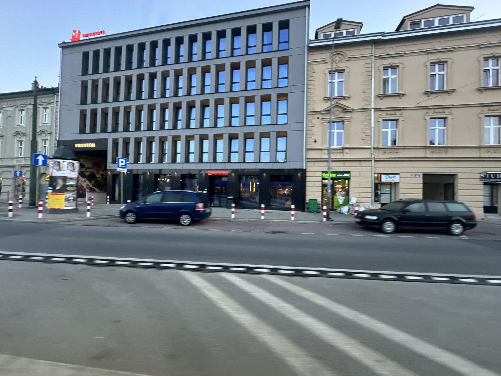 Street view near Meininger, Kraków