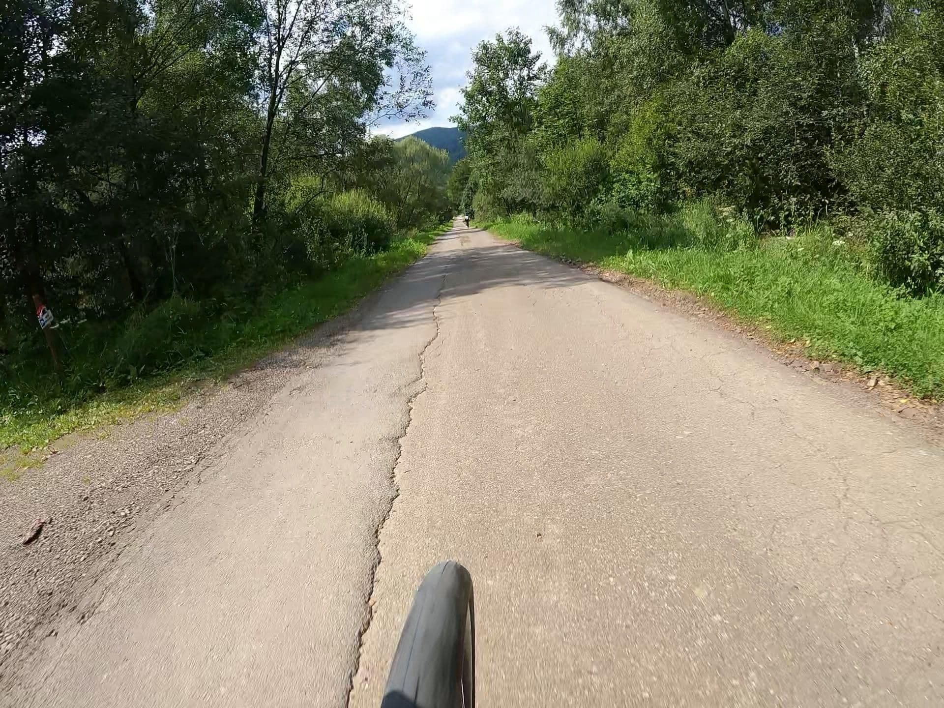 Street view near Roztoki Polana, Baligród