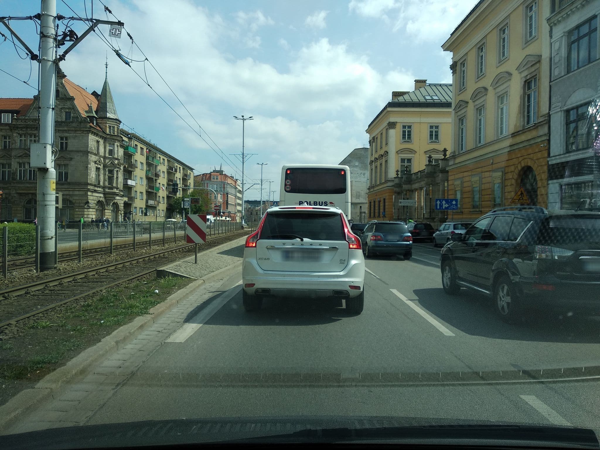Street view near Kamienica pod Aniołami, Wrocław — © misiekwr (CC BY-SA · Mapillary)