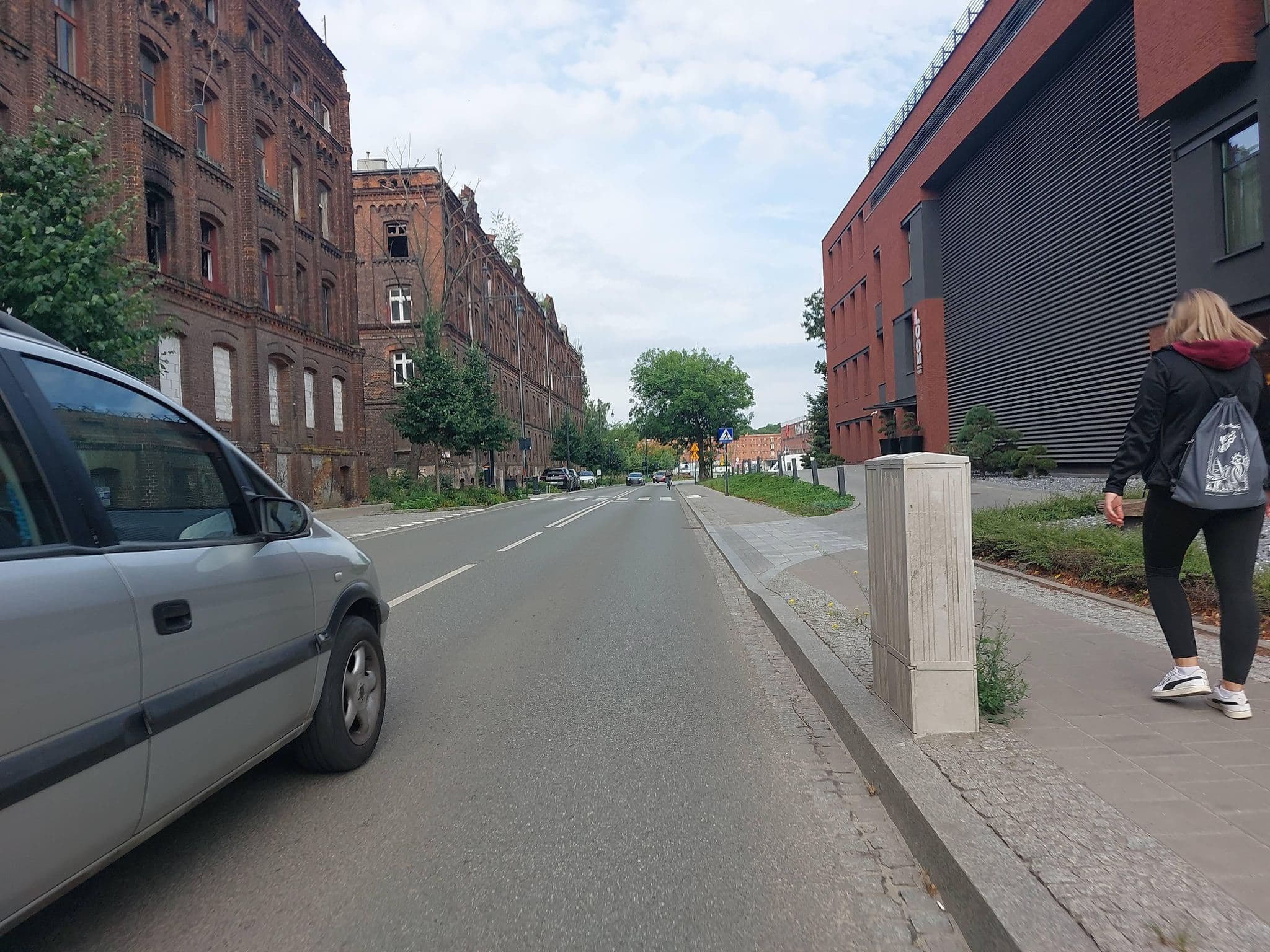 Street view near The Loom, Łódź