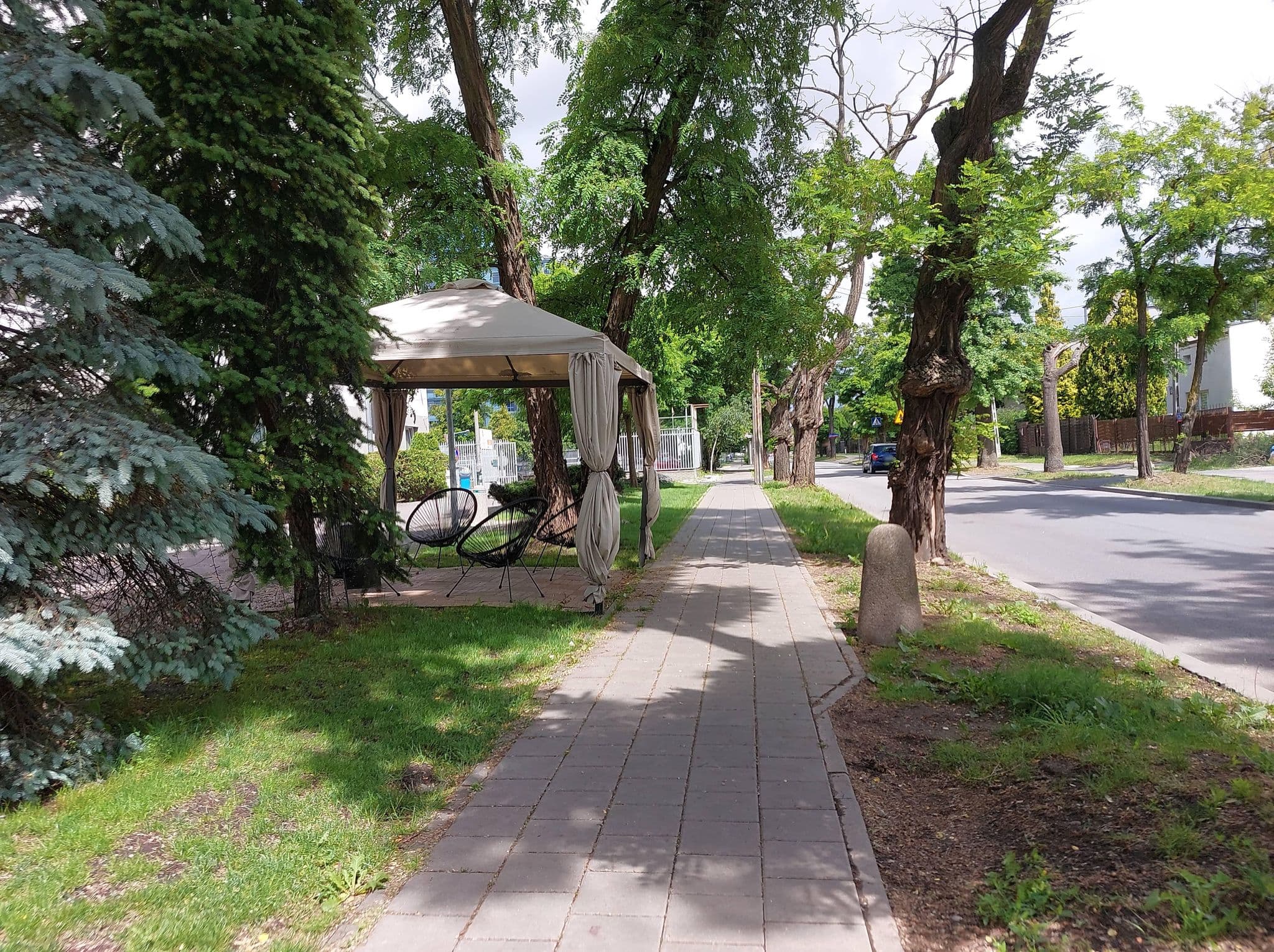 Street view near Hotel Boss, Łódź