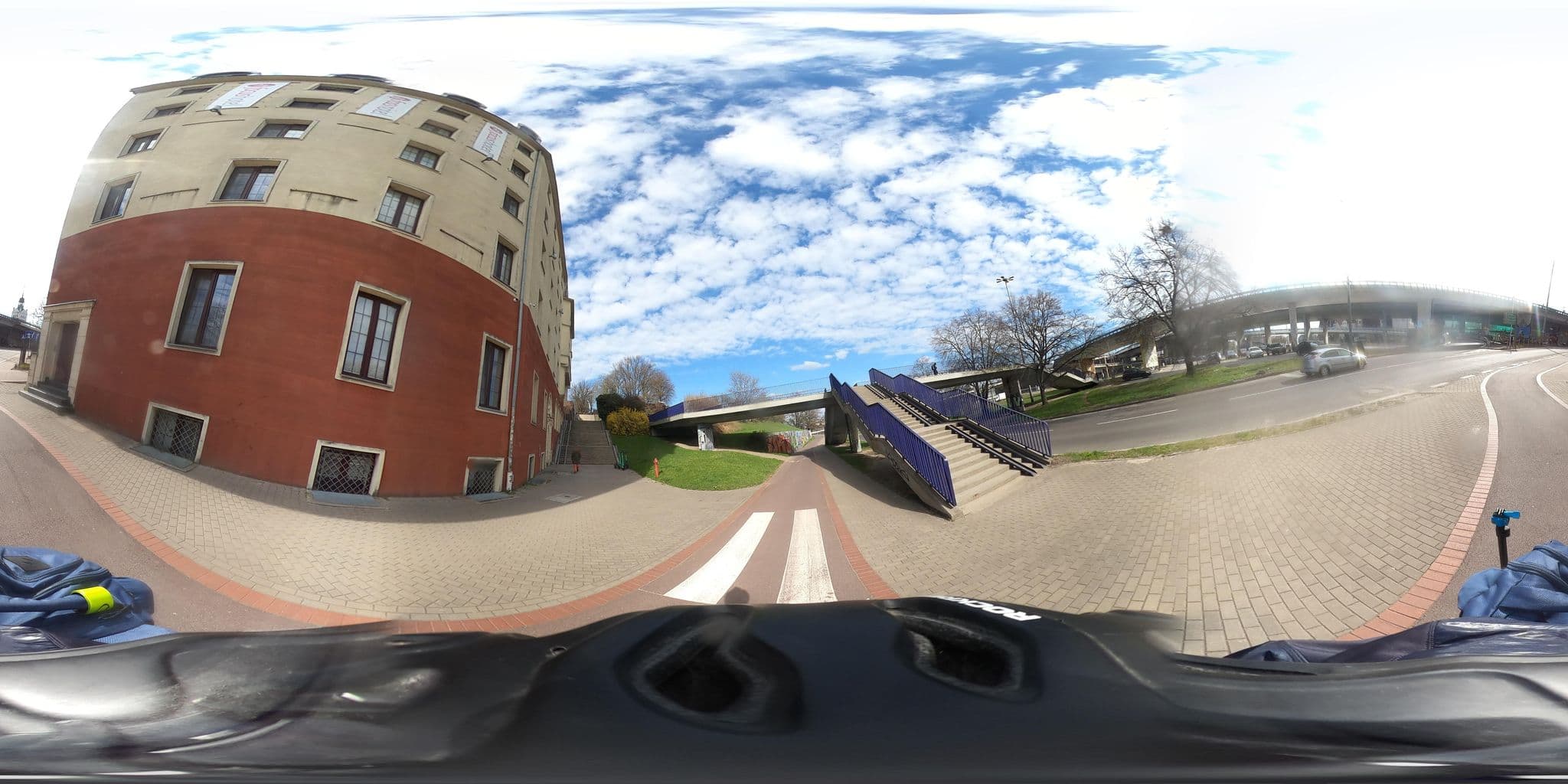 Street view near Focus, Szczecin — © RowerowyRozboojnik (CC BY-SA · Mapillary)