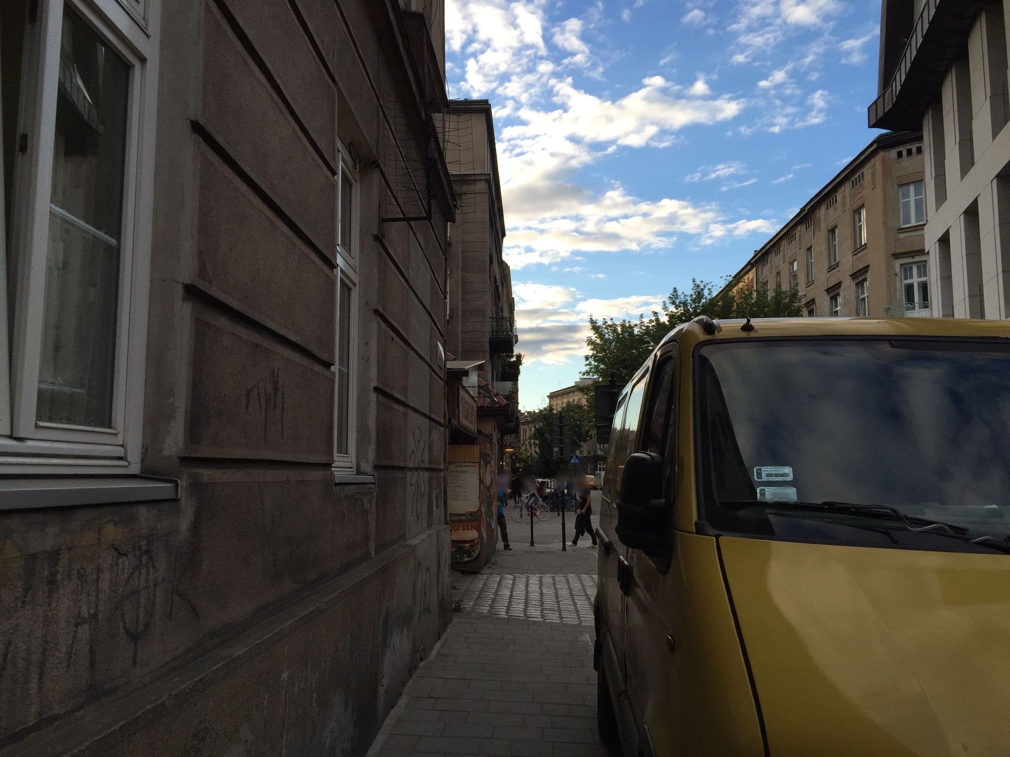 Street view near Hotel M29, Kraków